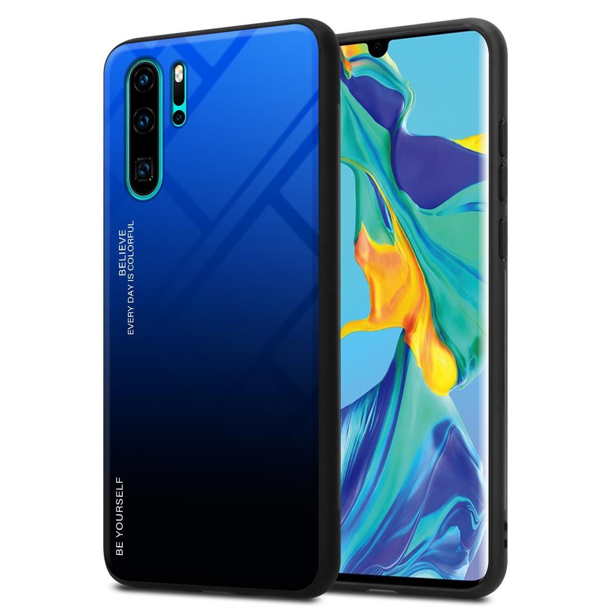 Cadorabo Handyhülle für Huawei P30 PRO Hülle Huawei P30 PRO, Robustes Hard Case - Handy Schutzhülle - Hülle - Back Cover Bumper