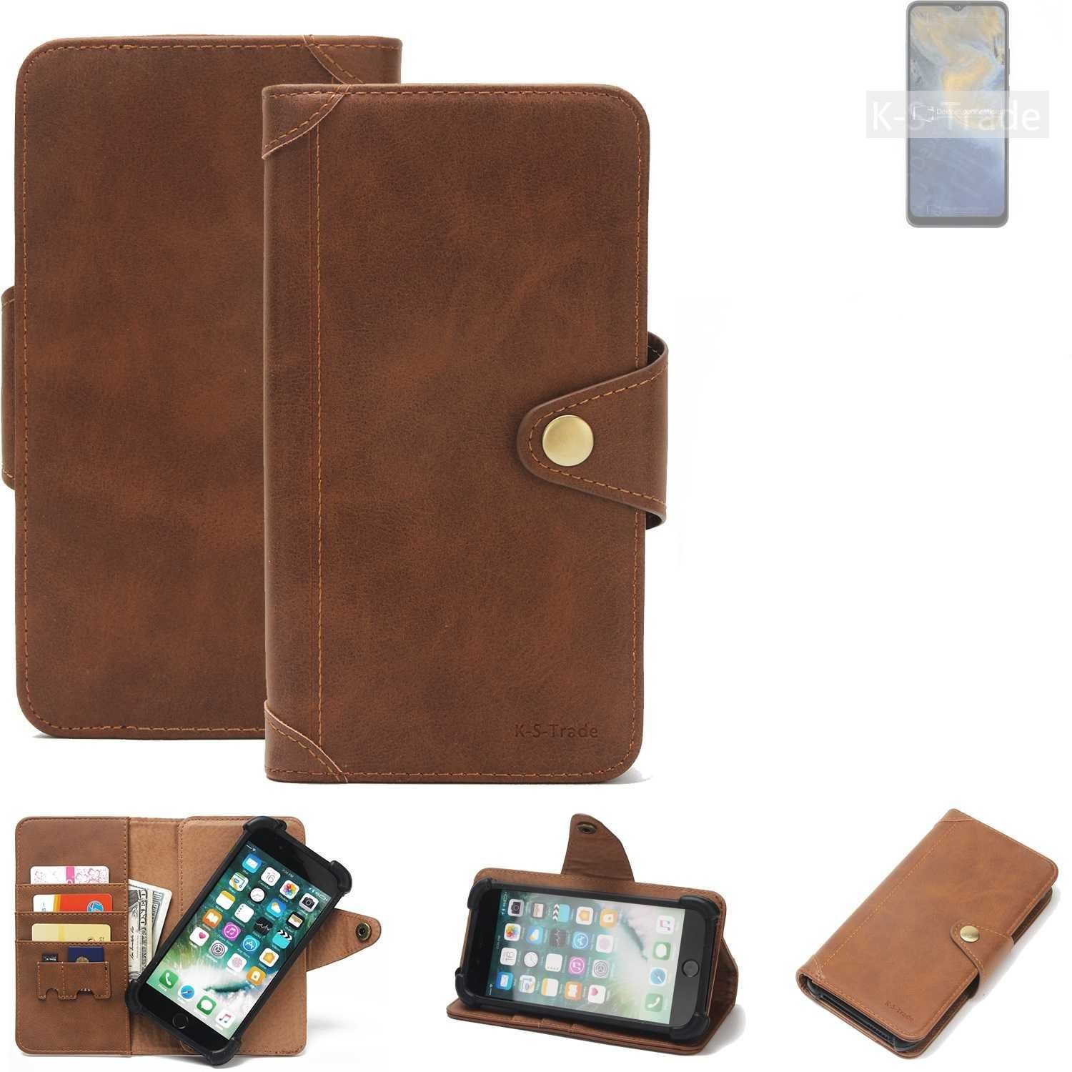 K-S-Trade Handyhülle für ZTE Blade A51, Handyhülle Schutz Hülle Walletcase Bookstyle Tasche Case