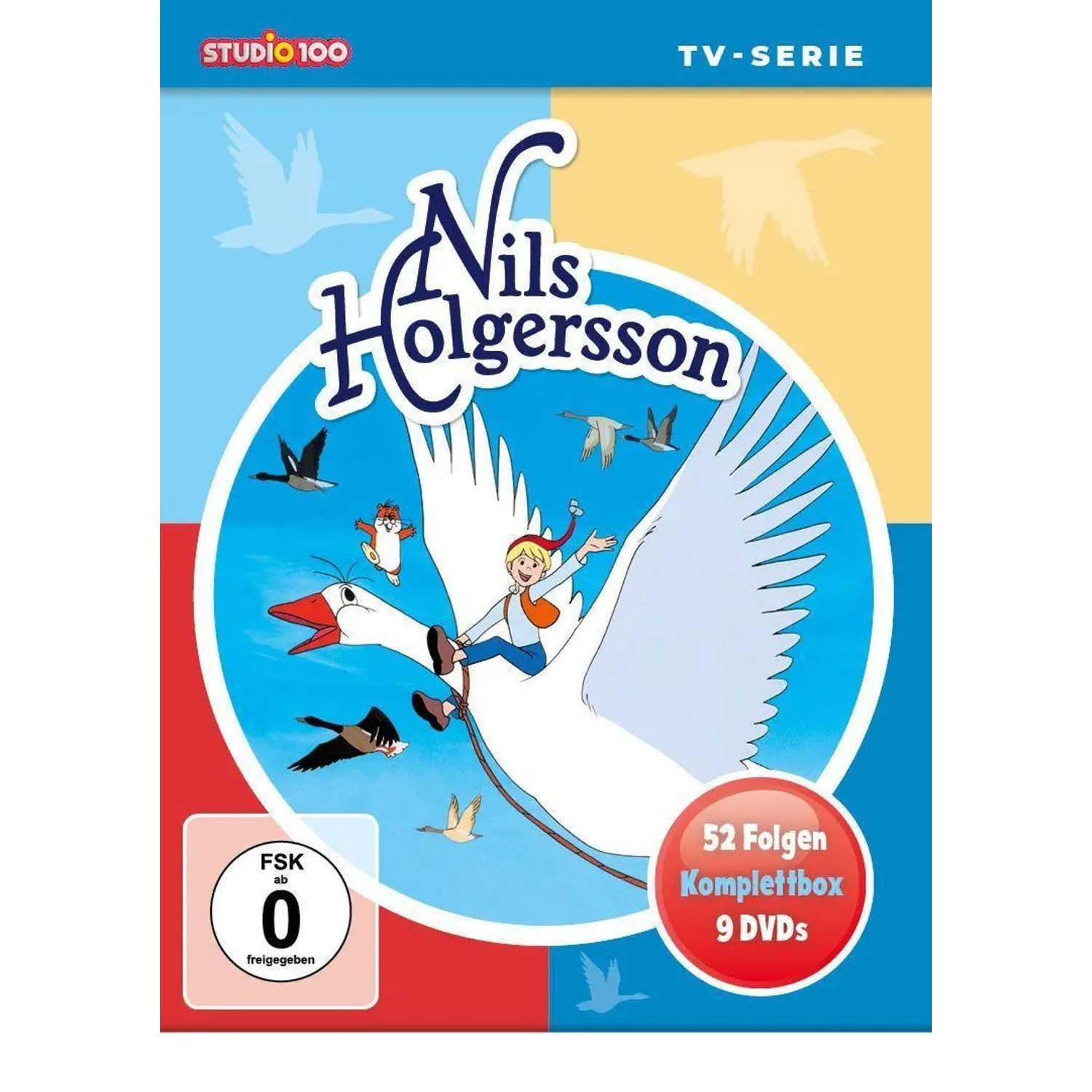 Leonine DVD Nils Holgersson (Klassik) - TV-Serien Komplettbox (9 DVDs, 52 Folgen)