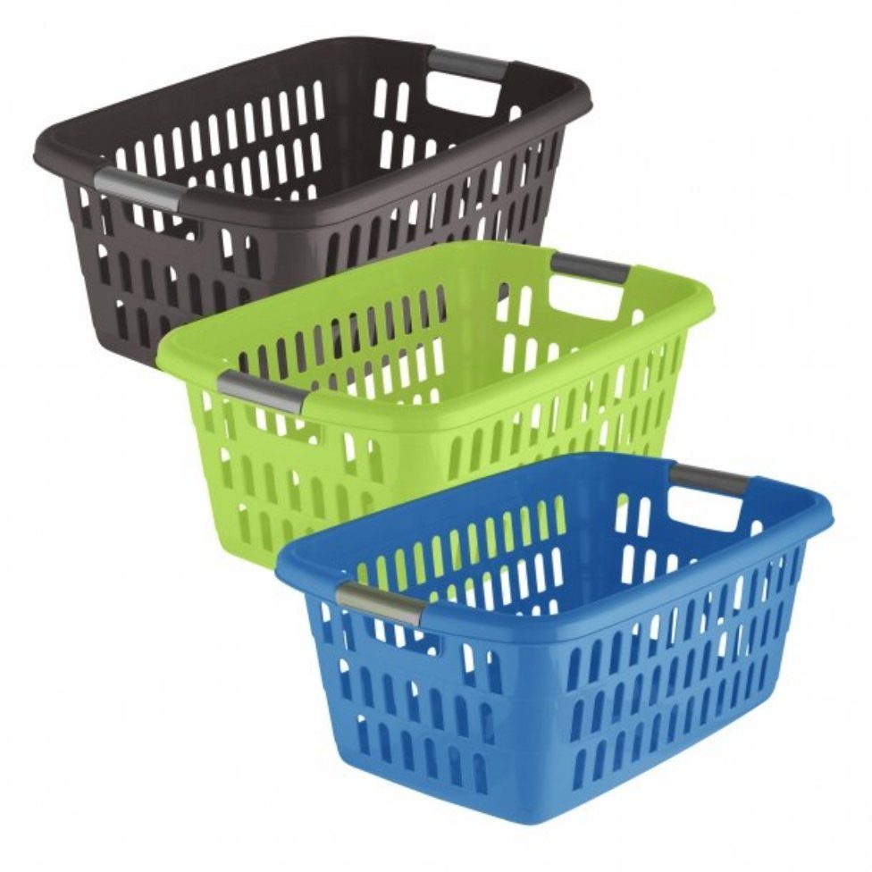 axentia Wäschekorb Wäschekorb, ca. 61 x 25 x 41 cm 291585 (1 St) günstig online kaufen