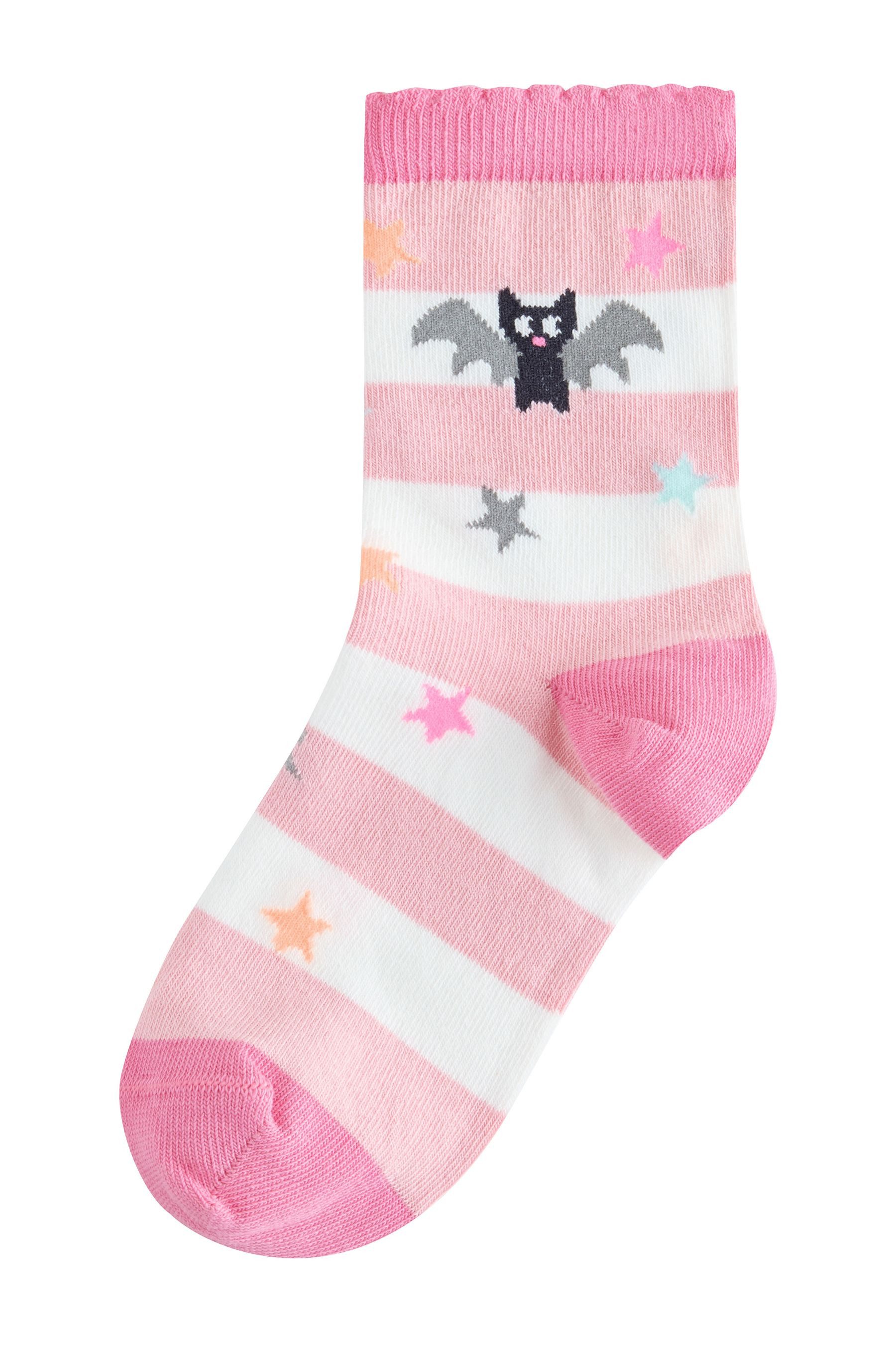 Next Kurzsocken 3er-Pack Söckchen mit Baumwolle, Halloween (3-Paar)