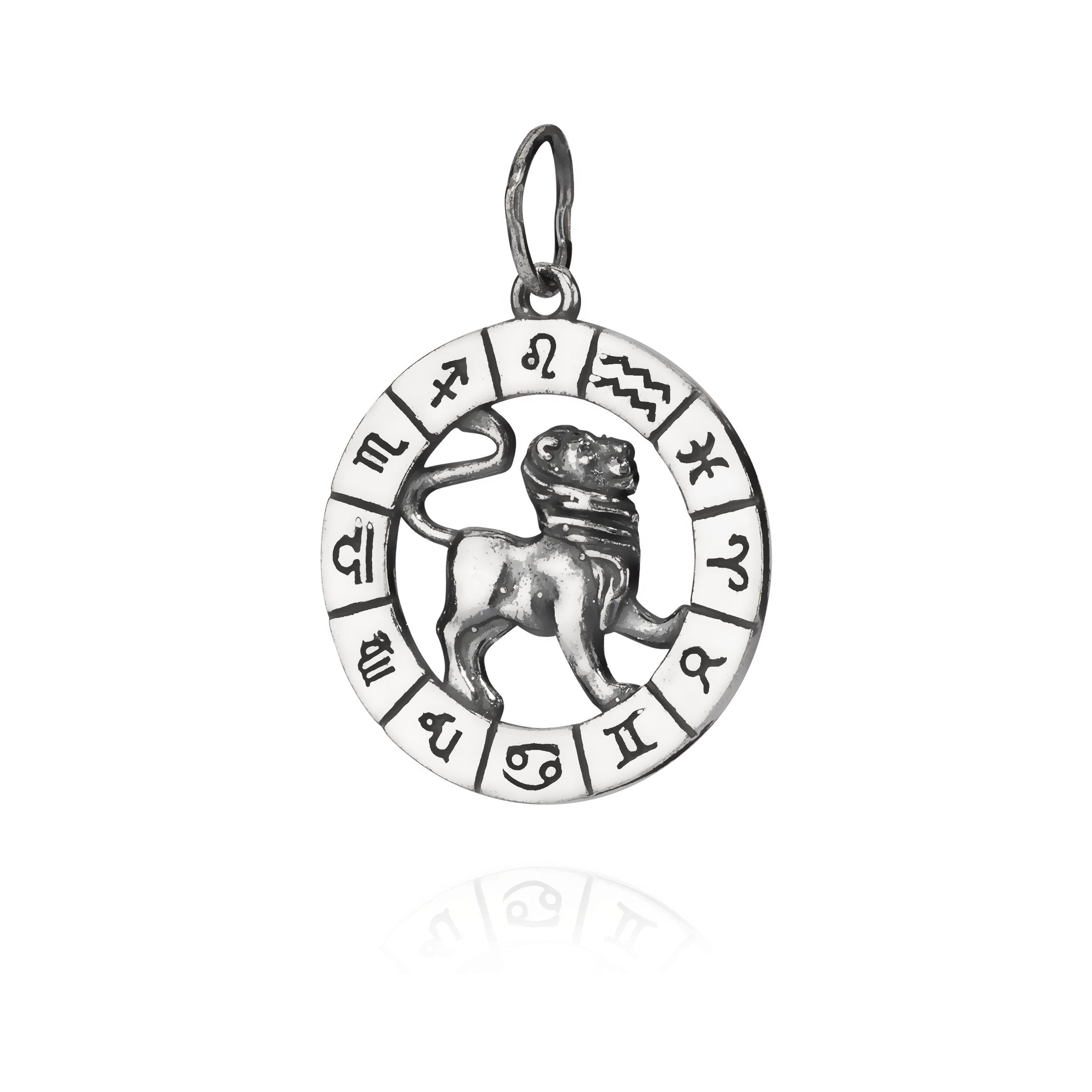 Sternzeichenanhänger Kettenanhänger Sternzeichen Löwe 925 Silber Horosk