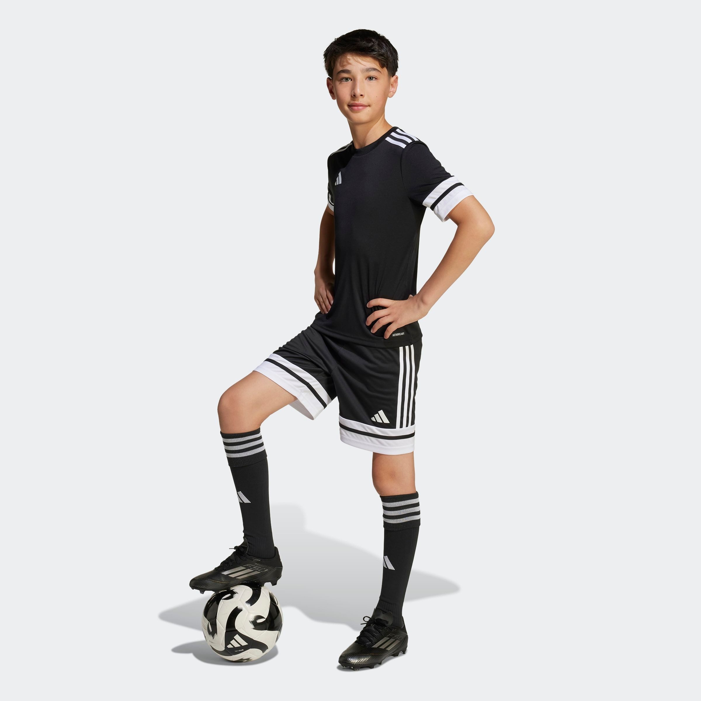 adidas Performance Fußballtrikot SQUADRA 25 KIDS TRIKOT für Kinder, mit AEROREADY-Technologie, aus Polyester, Kurzarmdesign