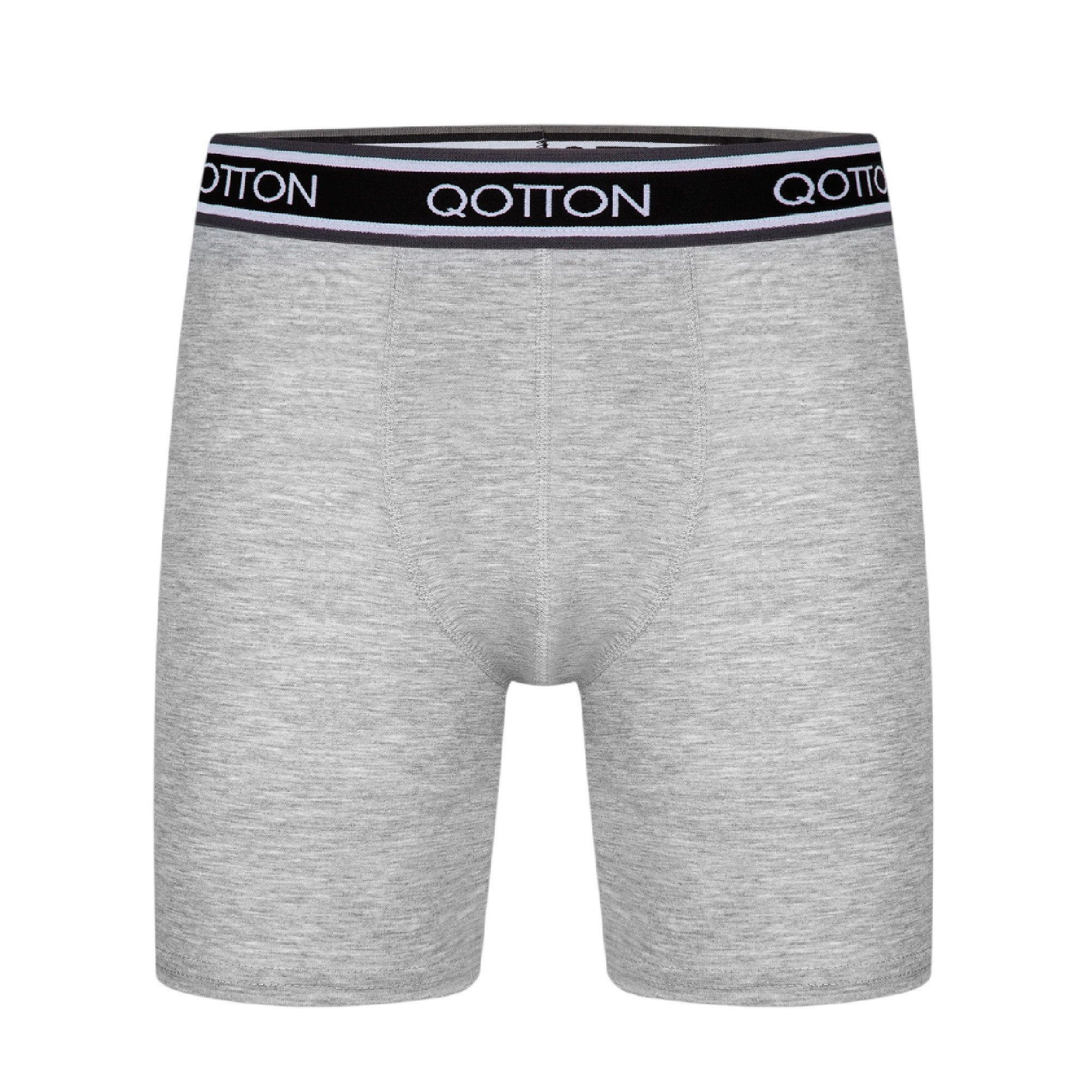 Qotton Boxershorts 3er Pack Lange Boxershorts günstig online kaufen