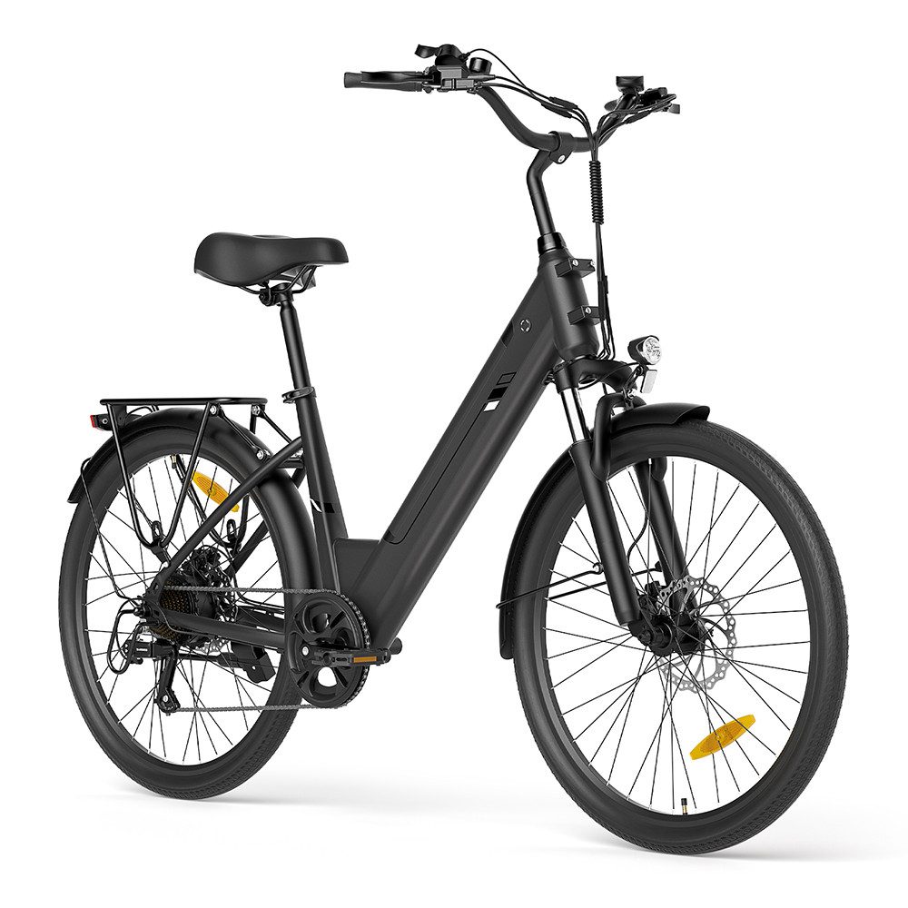 Touroll E-Bike Trekkingrad J2 ST Pro, 7 Gang, Heckmotor, 561,6 Wh, 26"x16", 15/20/25 km/h (Stufe 1–3), 36V 15.6Ah