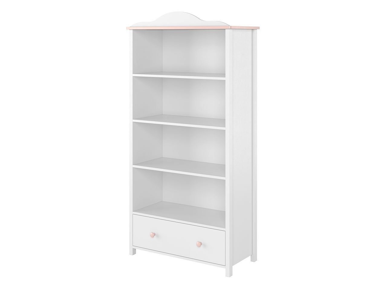 MIRJAN24 Regal Luna 1S LN02, mit Schublade, Rollgleitschienen