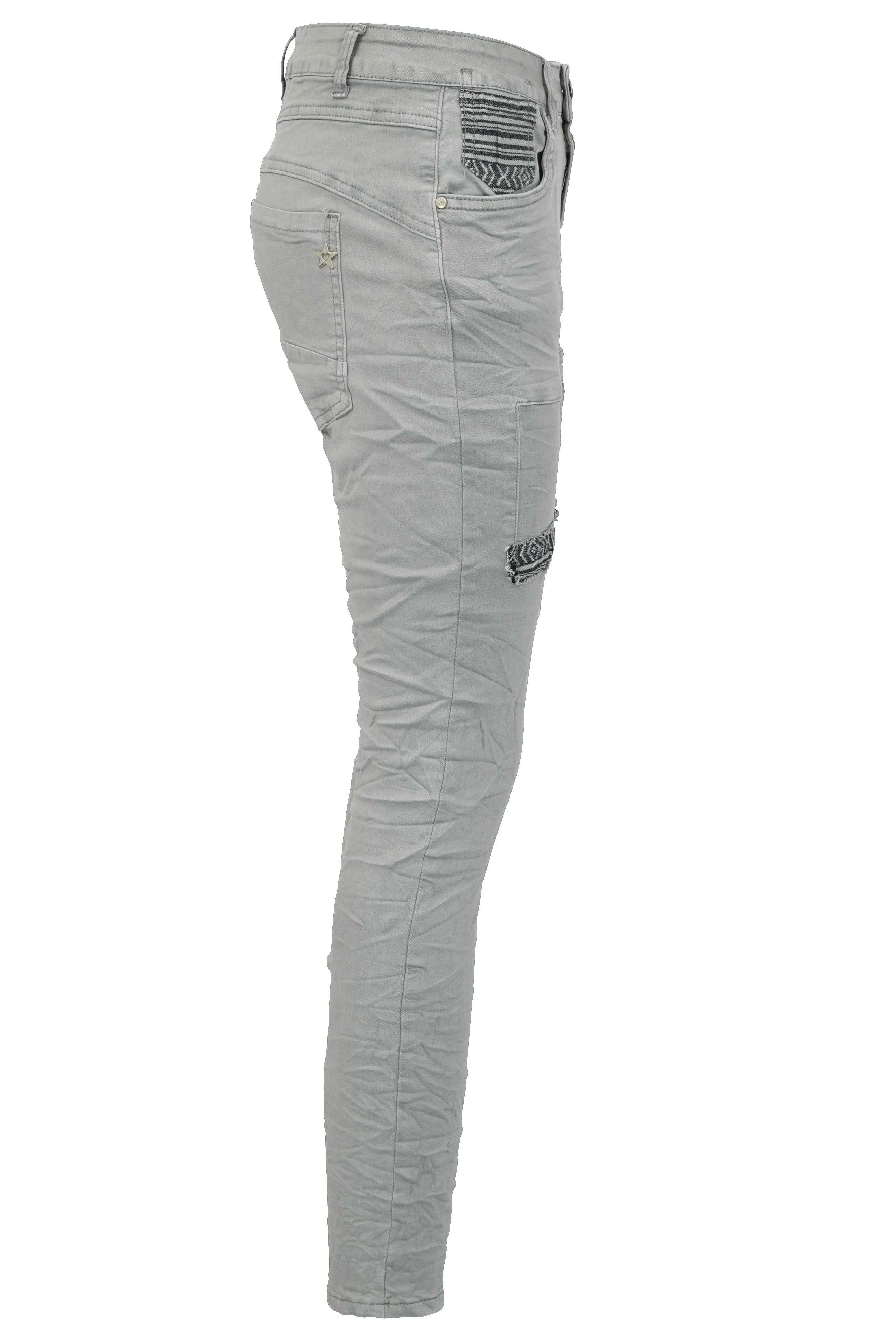 Jewelly Regular-fit-Jeans Stretch Boyfriend Jeans - günstig online kaufen