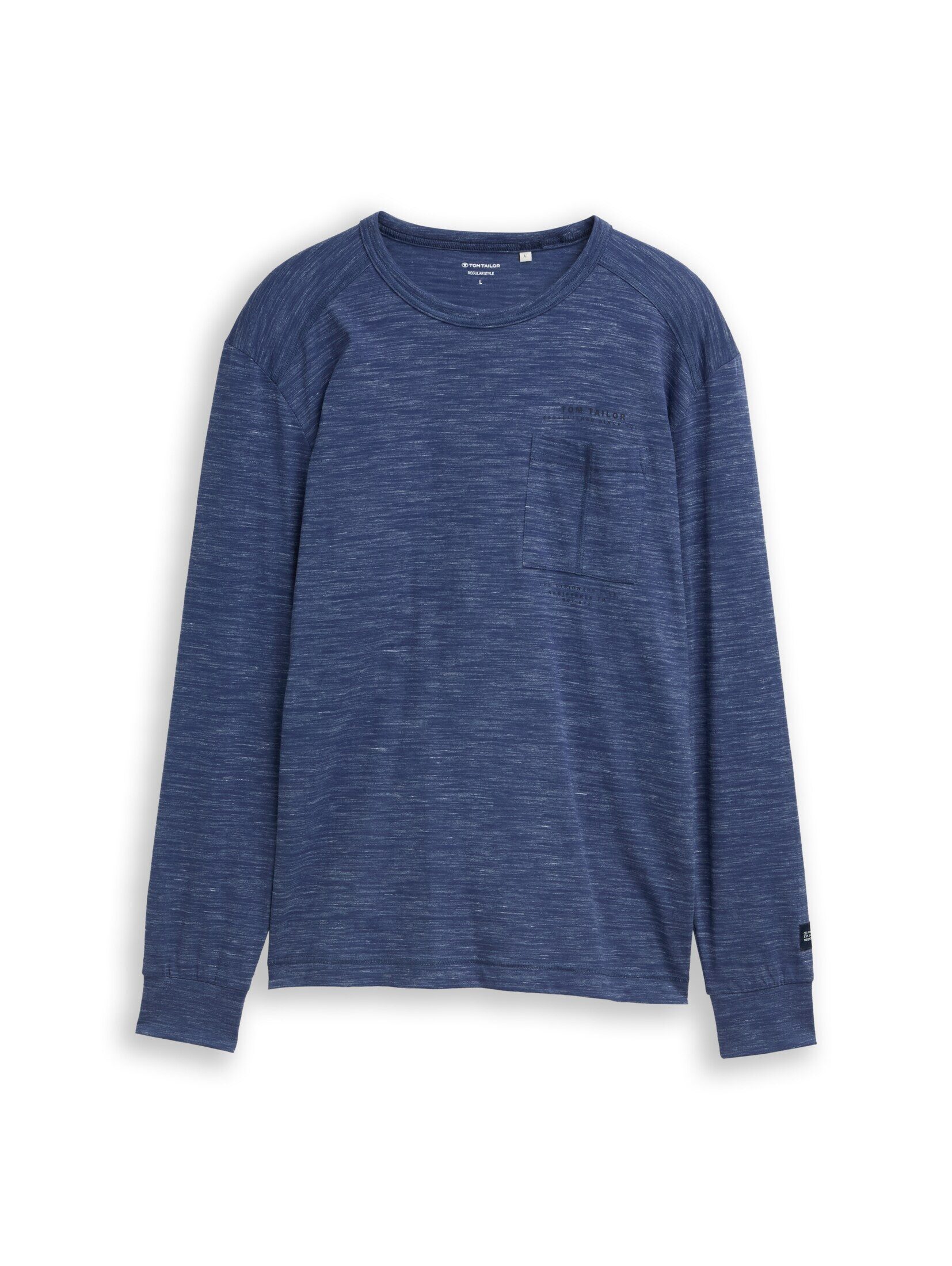 TOM TAILOR Langarmshirt T-Shirt Langarmshirt mit Brusttasche günstig online kaufen
