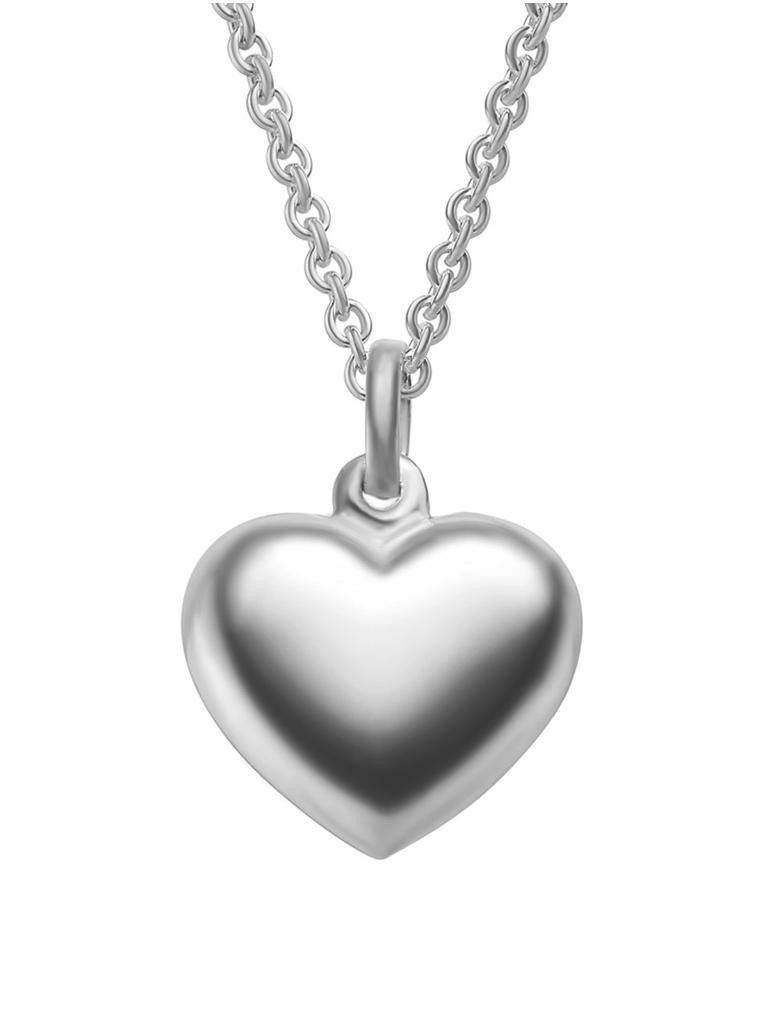 Amoonic Herzkette Halskette Damen Silber 925 Frauen Kette mit Herzanhänger Echt Silber (inkl. Schmucketui), Echte Herz Silberkette Gold Rosegold vergoldet Geschenk Freundin