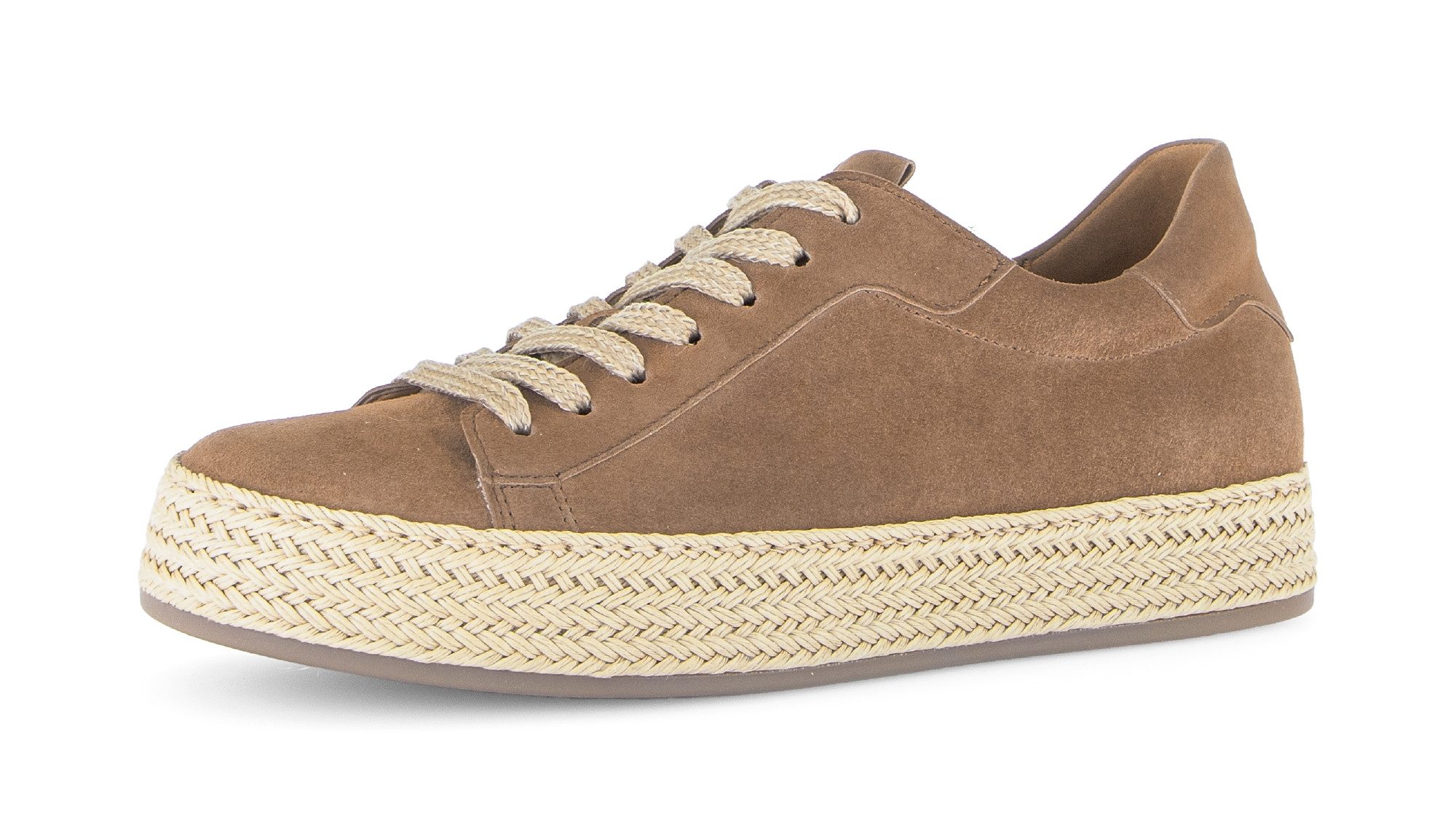 Gabor Plateausneaker, Freizeitschuh, Halbschuh, Schnürschuh mit Ziernähten günstig online kaufen