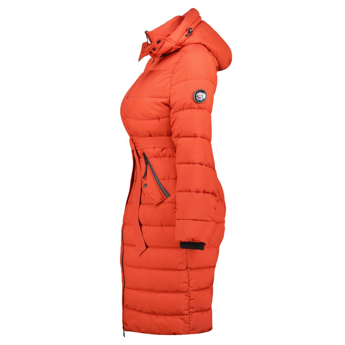 Geographical Norway Steppjacke Hochwertige Outdoorjacke Mantel Parka Steppjacke Wintermantel (1-St) Steppjacke mit Kapuze für Damen