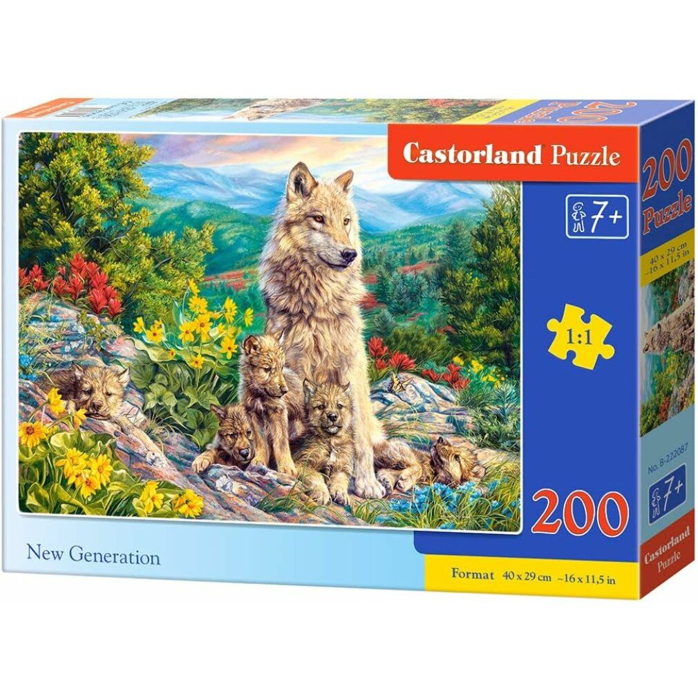 Castorland Puzzle Puzzle New Generation 200 Teile, Puzzleteile