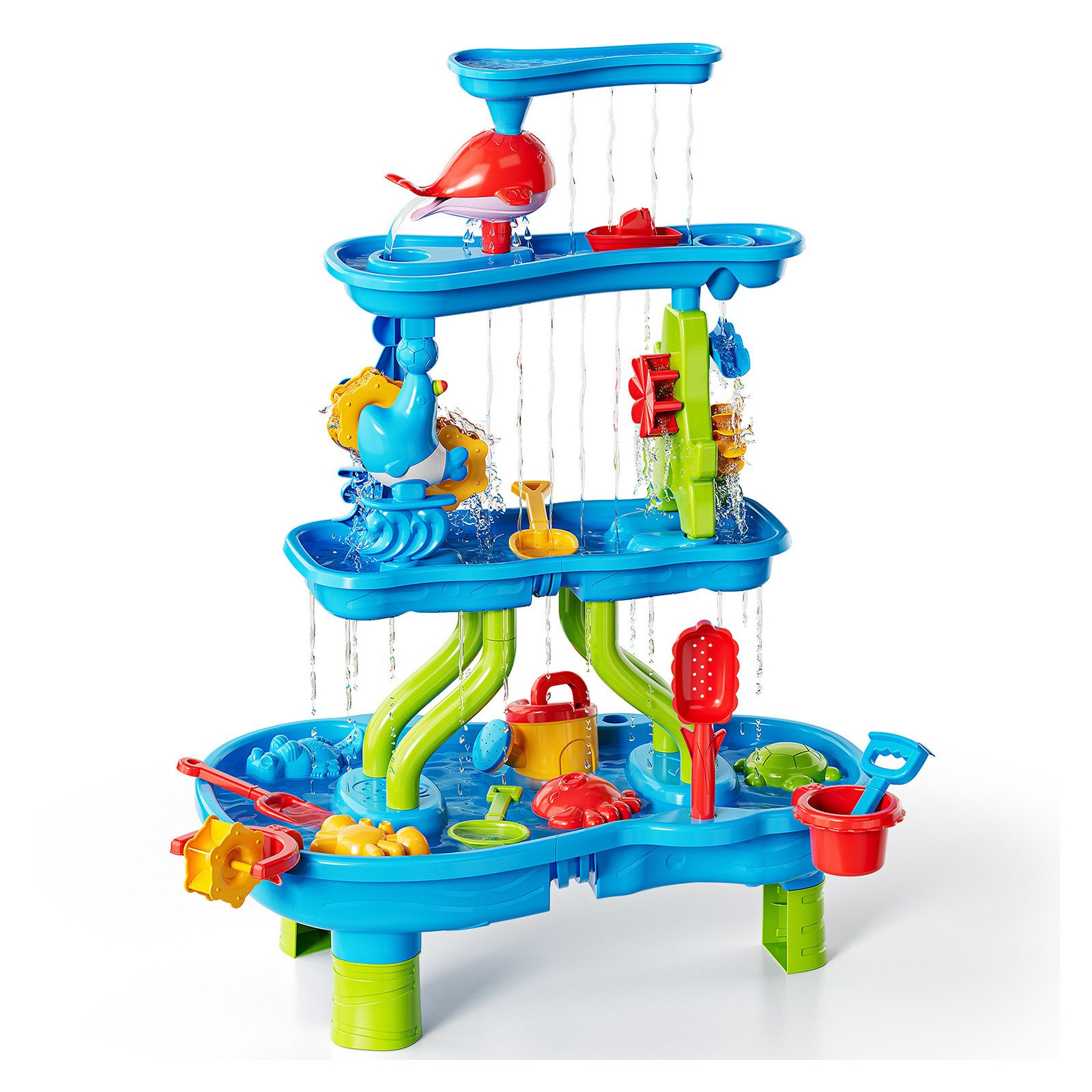 TEMI Wasserspieltisch Sand Wasser Spielzeug für Outdoor Hinterhof, (Set, 1- günstig online kaufen