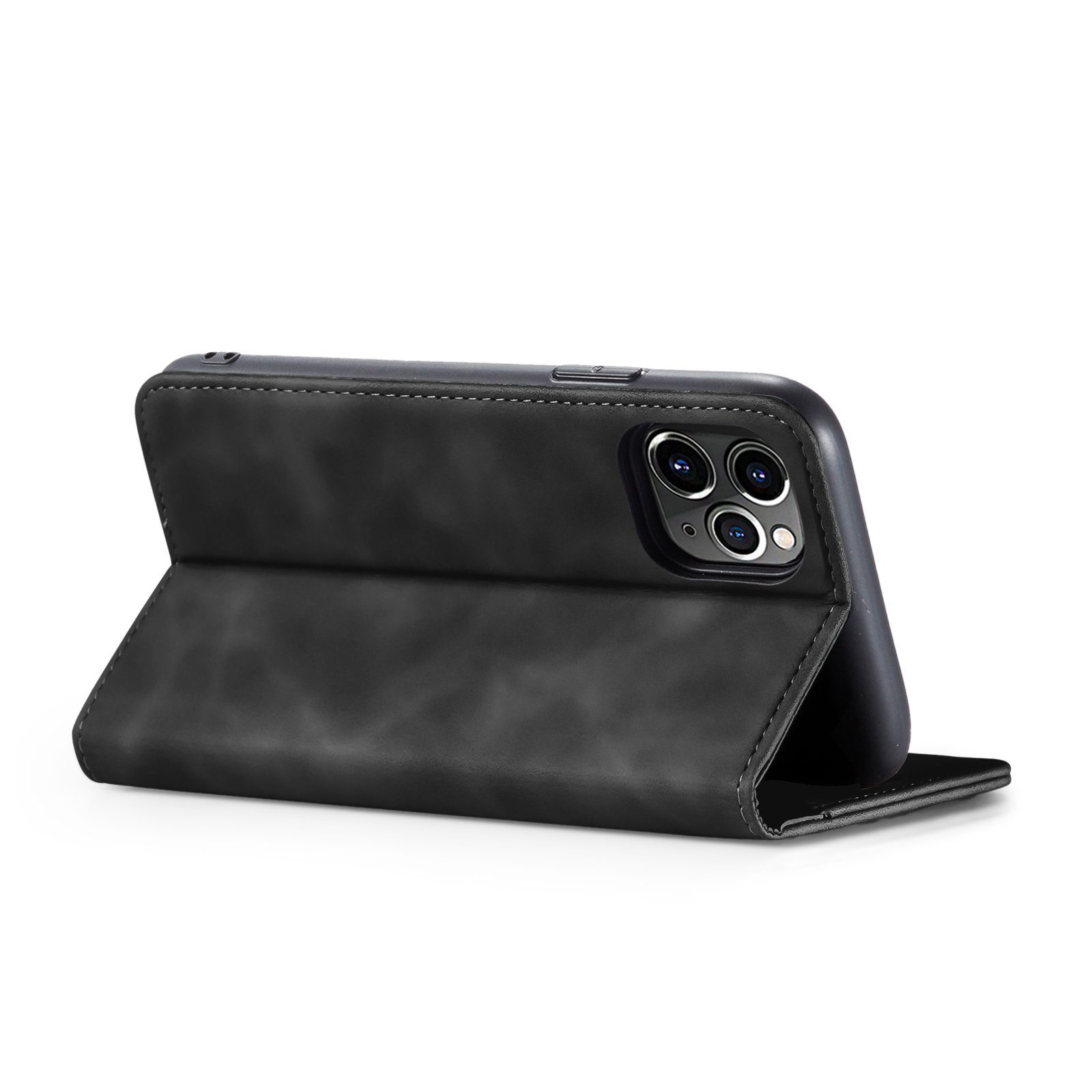 Tec-Expert Handyhülle Tasche Hülle für Apple iPhone 11 Pro Max 6.5 Zoll, 6.5, Cover Klapphülle Case mit Kartenfach Fliphülle aufstellbar