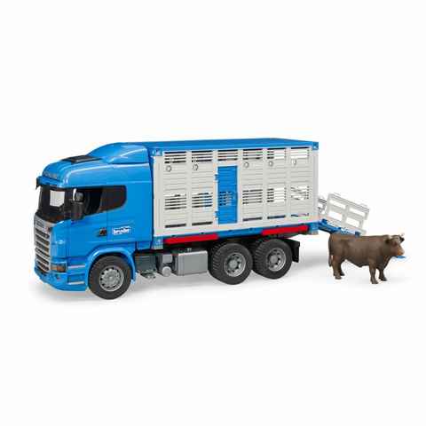 Bruder® Spielzeug-Landmaschine Scania R-Serie Tiertransport- LKW