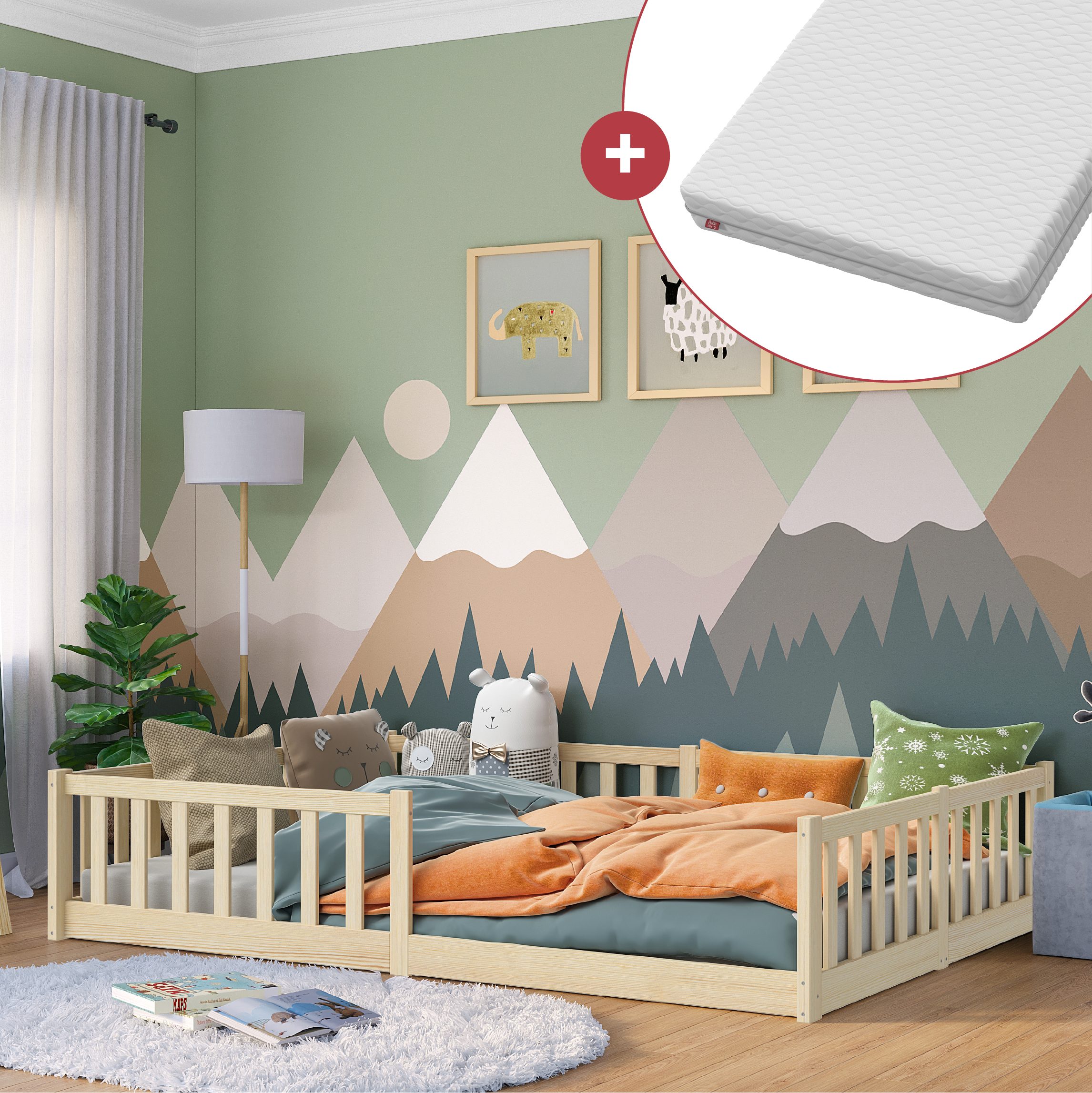 Bellabino Kinderbett Vere (natur, auch verfügbar günstig online kaufen