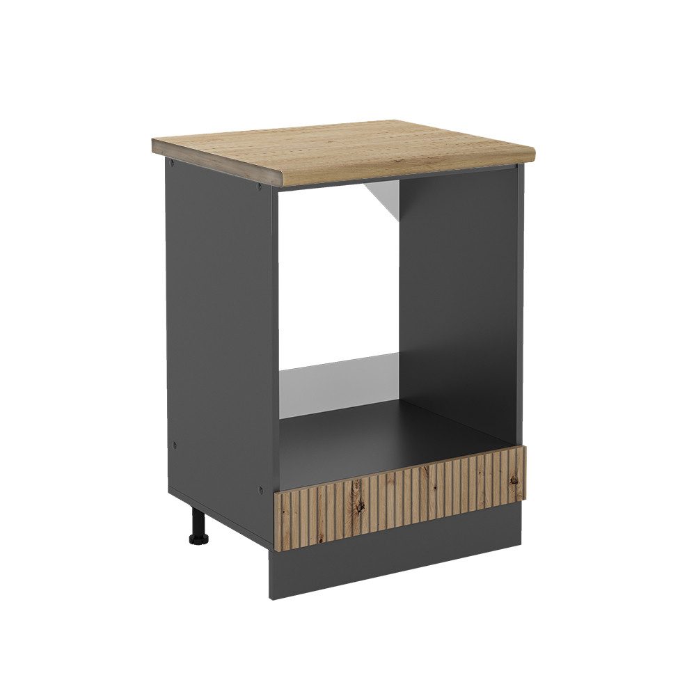 Vicco Herdumbauschrank R-Line, Artisan-Eiche/Anthrazit, 60 cm, günstig online kaufen