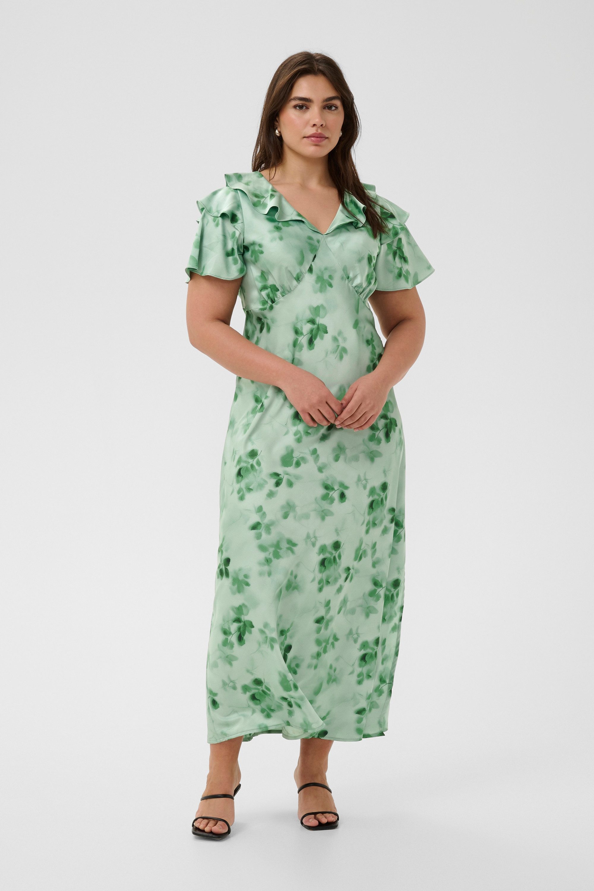 KAFFE Curve Blusenkleid Kleid KCjamie Große Größen