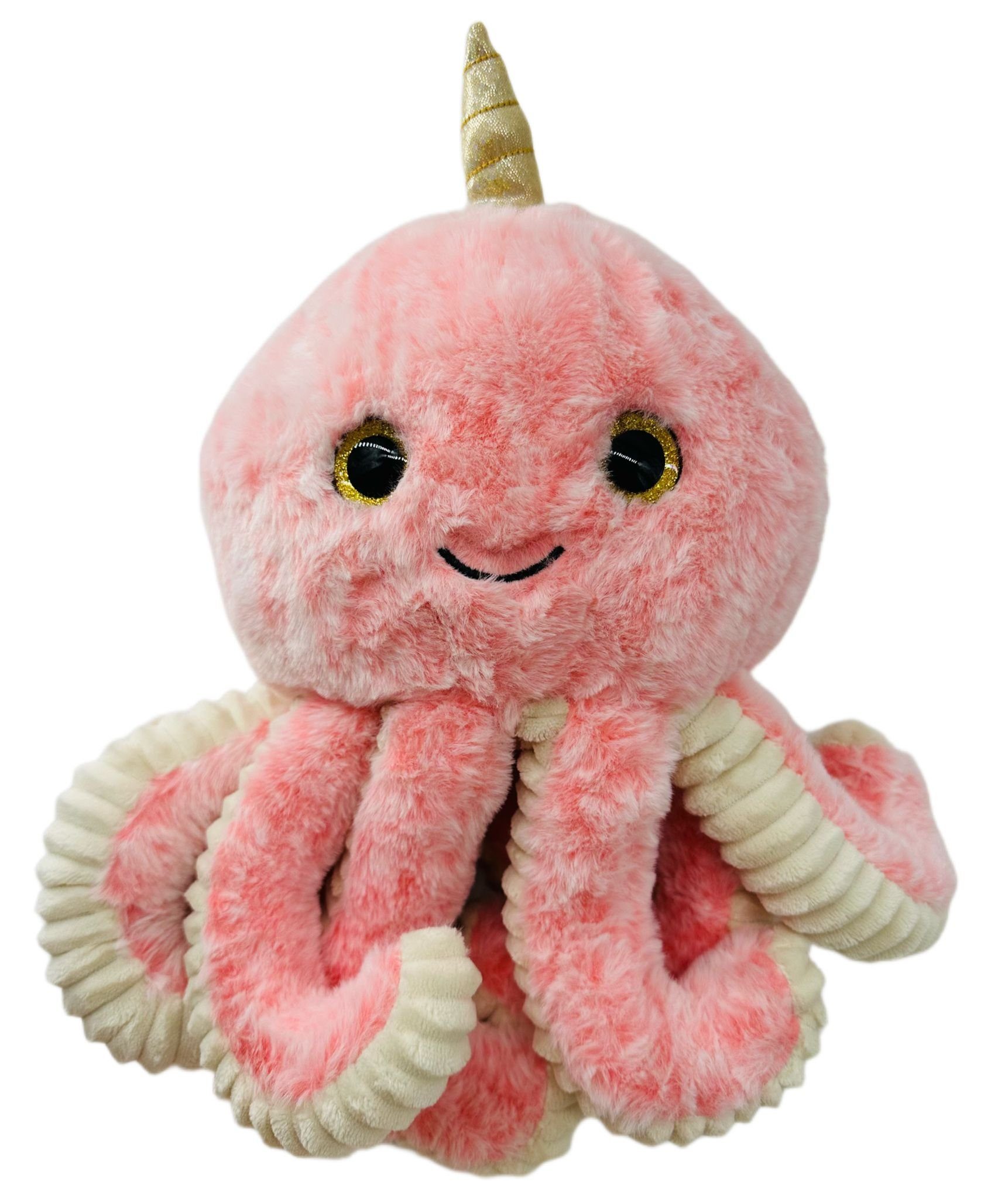 soma Kuscheltier Krake Plüsch Spielzeug Octopus Kuscheltier Cartoon Oktopus Rosa 34 cm (1-St), Super weicher Plüsch Stofftier Kuscheltier für Kinder zum spielen