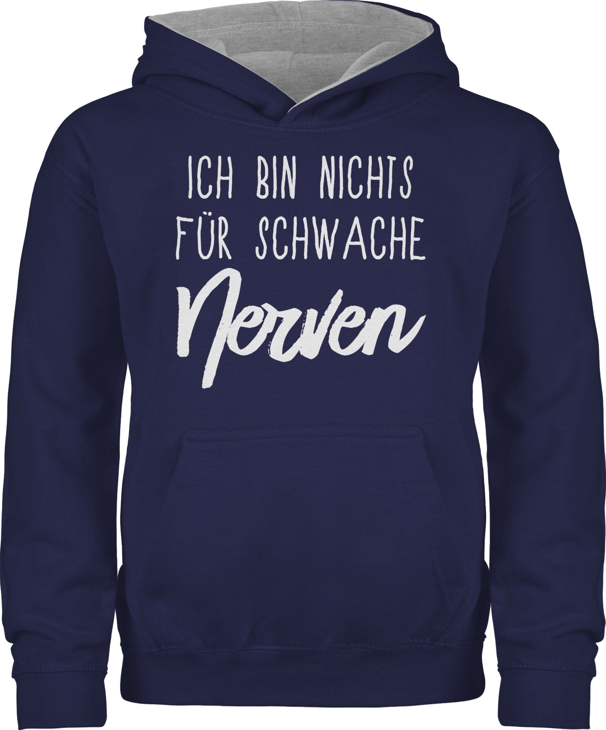 Shirtracer Hoodie »Nichts für schwache Nerven Statement Sprüche