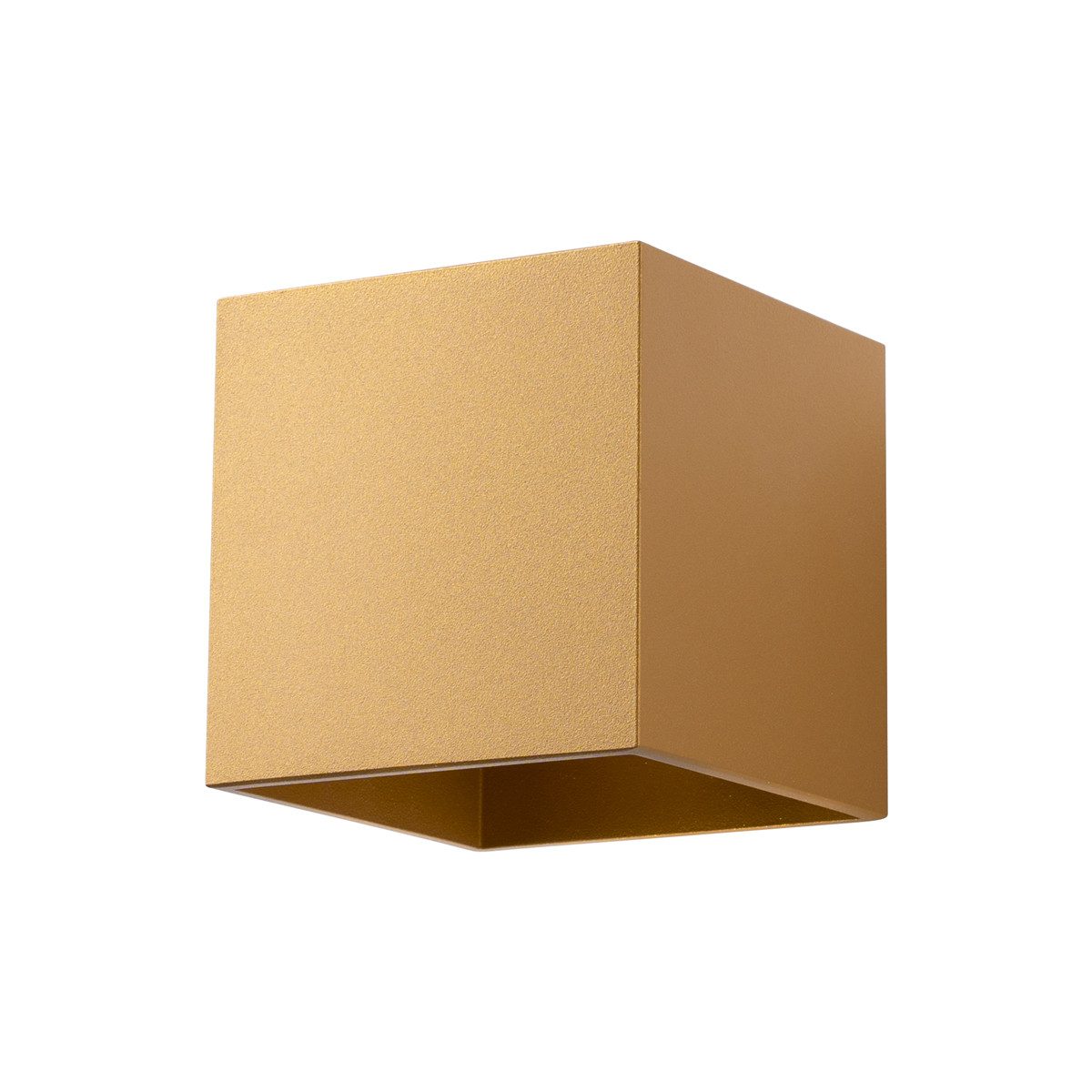 SOLLUX lighting Wandleuchte Wandleuchten Quad 1 Golden, Nicht enthalten