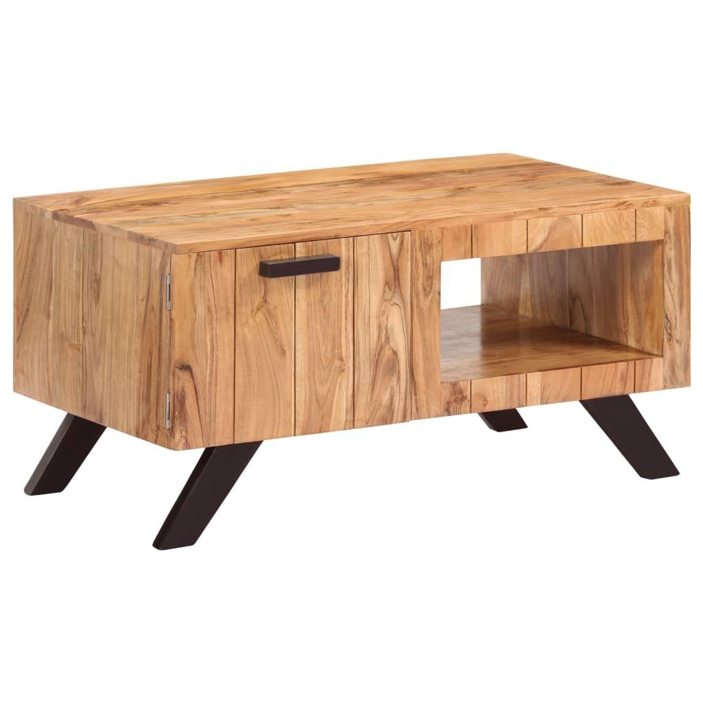 vidaXL Couchtisch Couchtisch Massivholz Akazie 90x50x45 cm