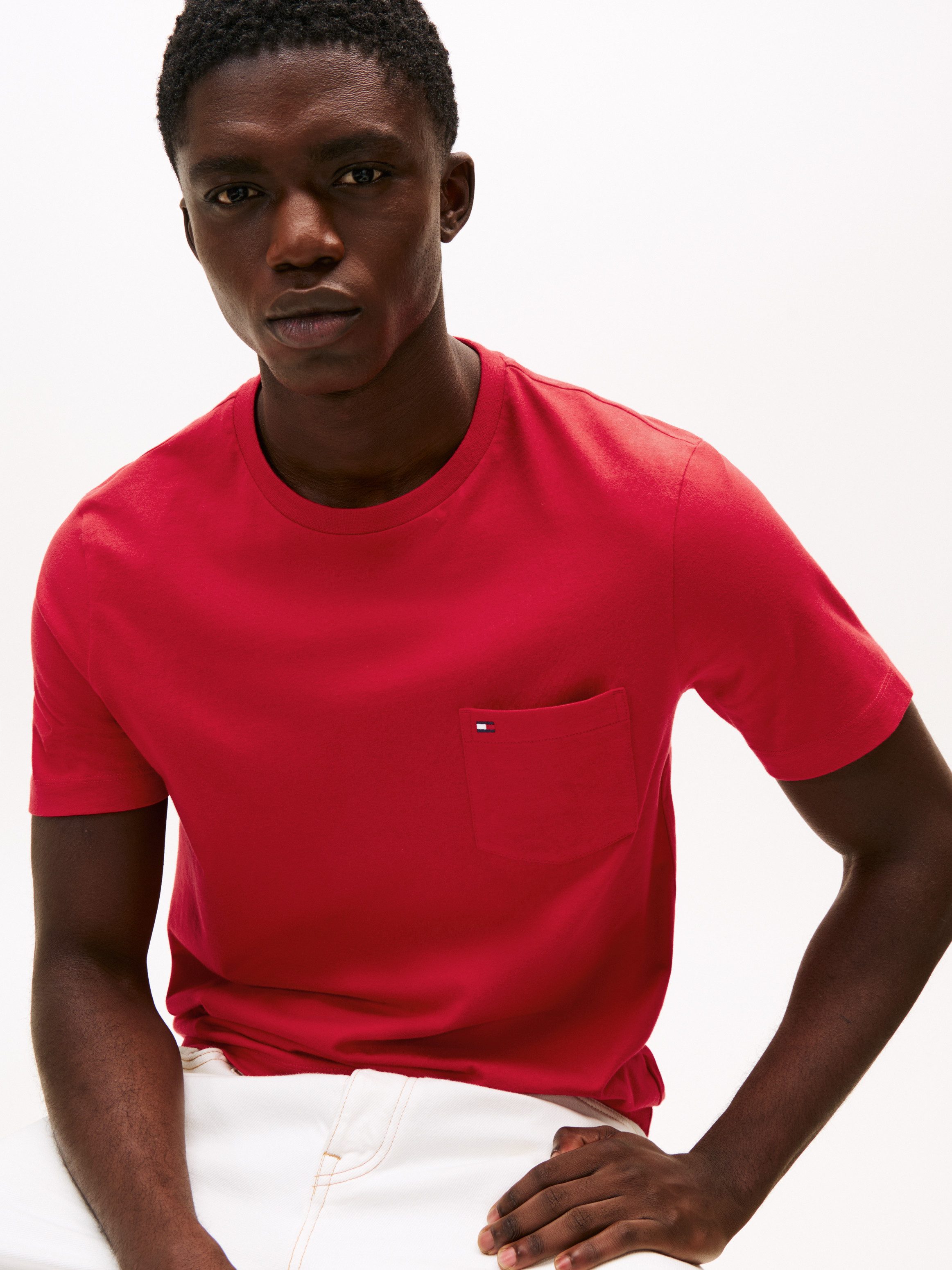 Tommy Hilfiger T-Shirt ESSENTIAL SOLID POCKET TEE