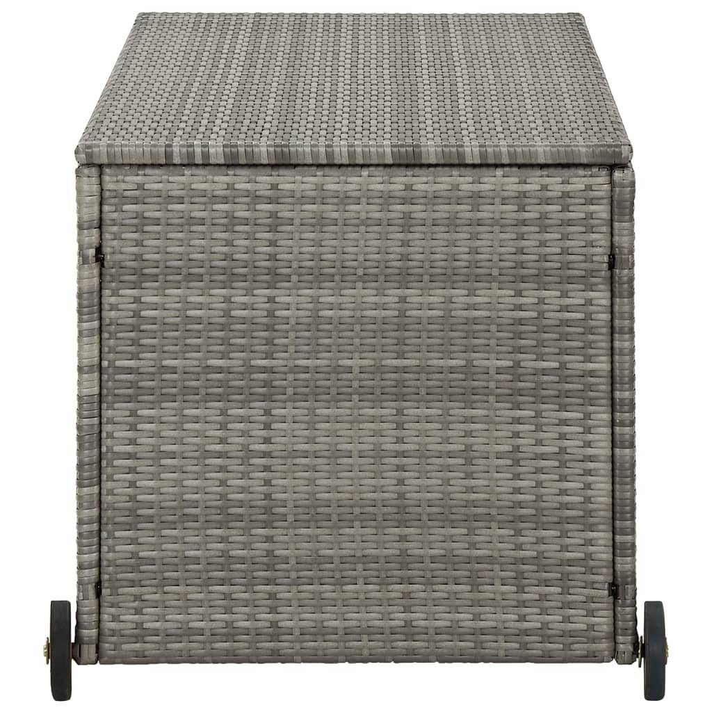 Hasborn aus PE-Rattan in Gartenbox Hellgrau (L/B/H: cm), 120x65x61 möbelando