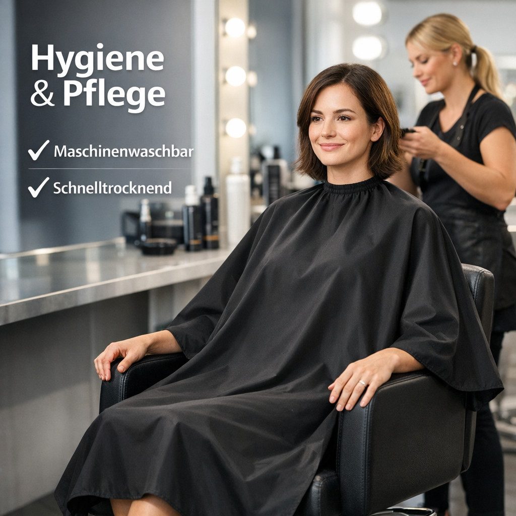 IC collection Umhängeschürze Friseurumhang mit Hakenverschluss 126 cm x 146 günstig online kaufen