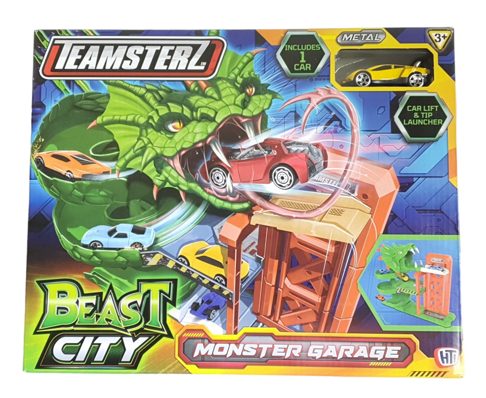 Teamsterz Spiel-Parkgarage Teamsterz Monster Garage mit 1 Auto