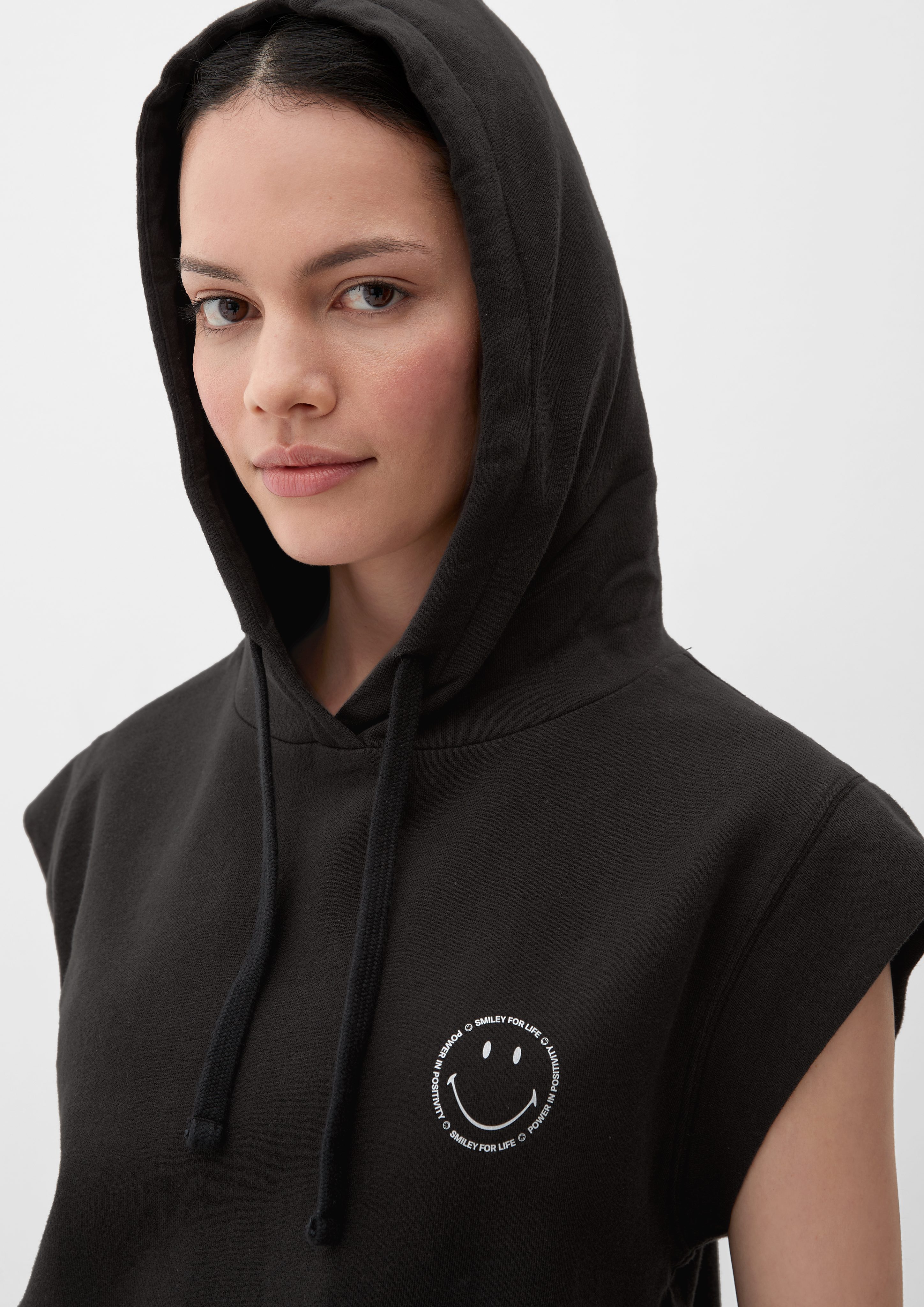 s.Oliver Kurzarmshirt Kurzarm-Sweatshirt mit Smiley®-Print günstig online kaufen