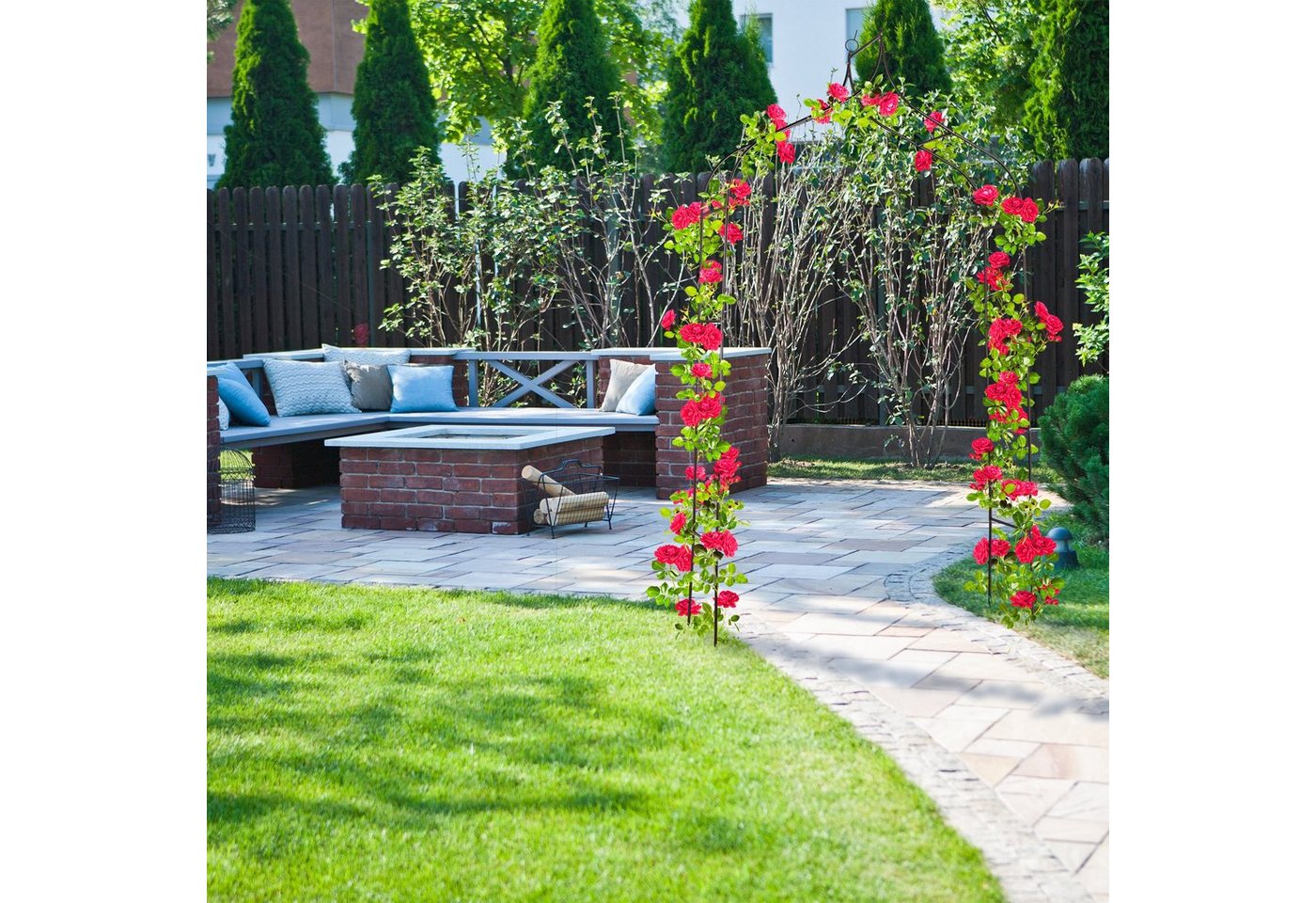 Thumbnail - relaxdays Rosenbogen 255 cm hoch