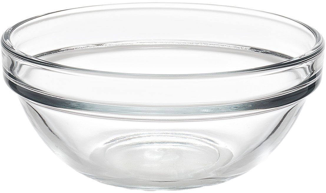 van Well Schale Chefs, 6 Stück, Glas, (Set, 6-tlg), stapelbar, spülmaschinen- und mikrowellengeeignet