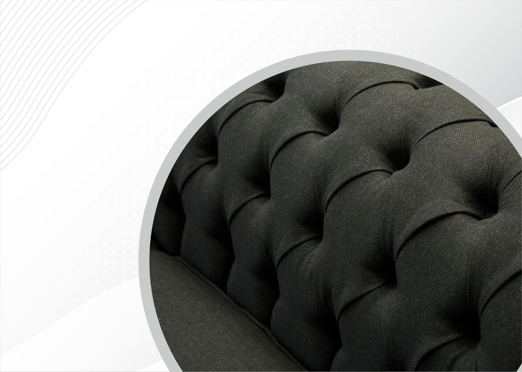 JVmoebel Chesterfield-Sofa, Chesterfield 3 Sitzer 225 Couch Sofa cm Design