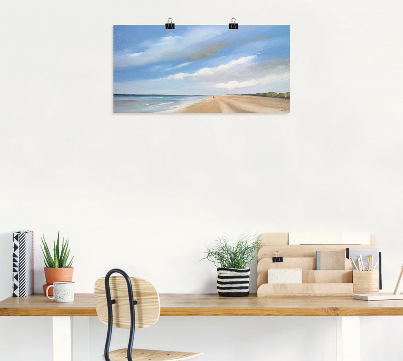 Artland Wandbild »Am Strand entlang III«, Strand (1 Stück), in vielen Größen & Produktarten -Leinwandbild, Poster, Wandaufkleber / Wandtattoo auch für Badezimmer geeignet-kaufen