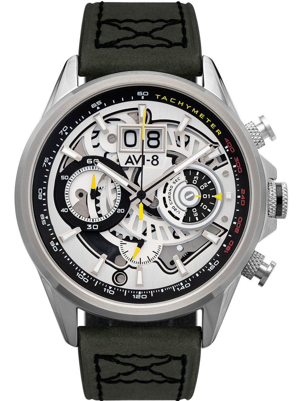 AVI-8 Quarzuhr AVI-8 AV-4065-01 Hawker Harrier Chronograph Herrenuhr 45mm 5ATM AVI-8 AV-4065-01 Hawker Harrier Chronograph Herrenuhr 45mm 5ATM