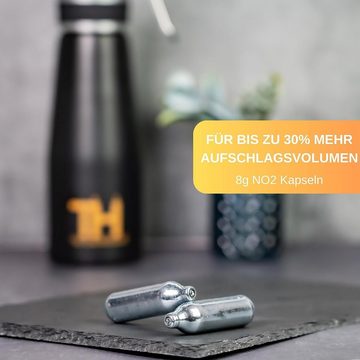 Thiru Gaskartusche Premium Sahnekapseln - N2O Patronen - für alle Sahnebereiter, 24 St.