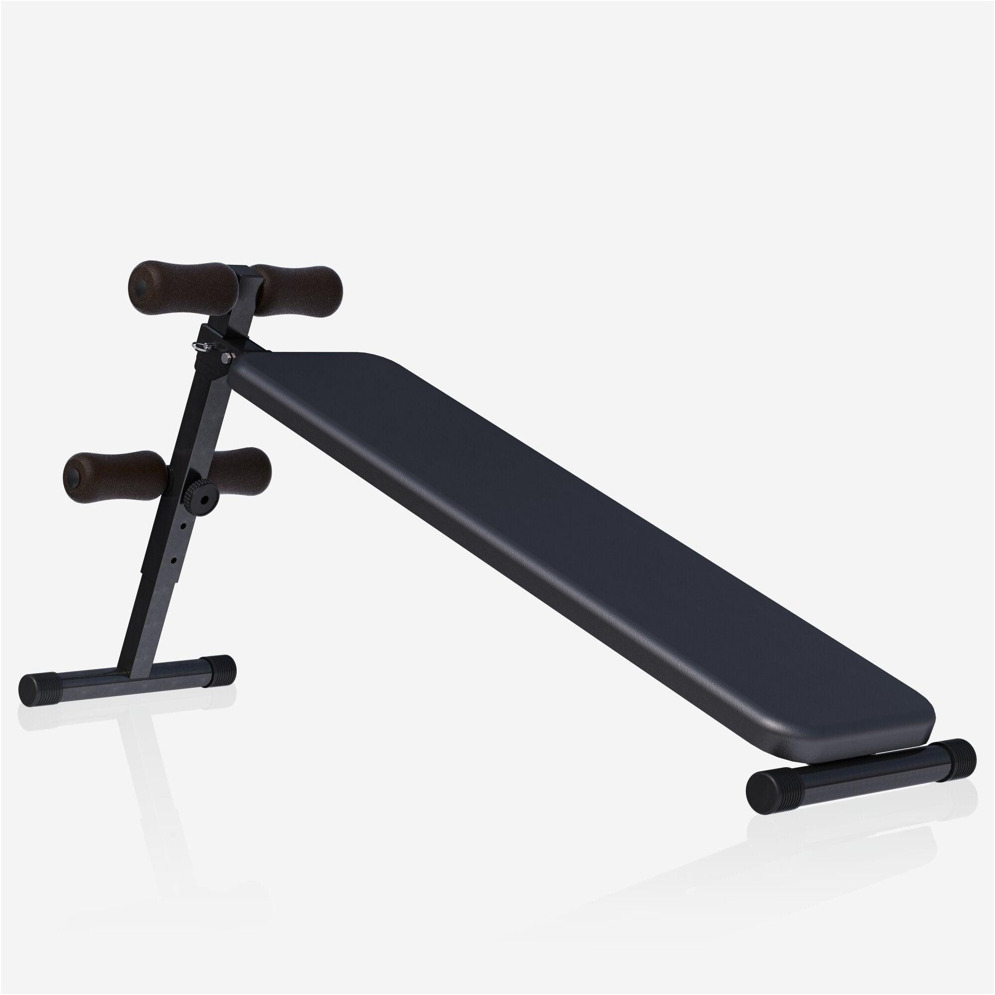 GORILLA SPORTS Bauchmuskelmaschine Sit Up Bank Schwarz