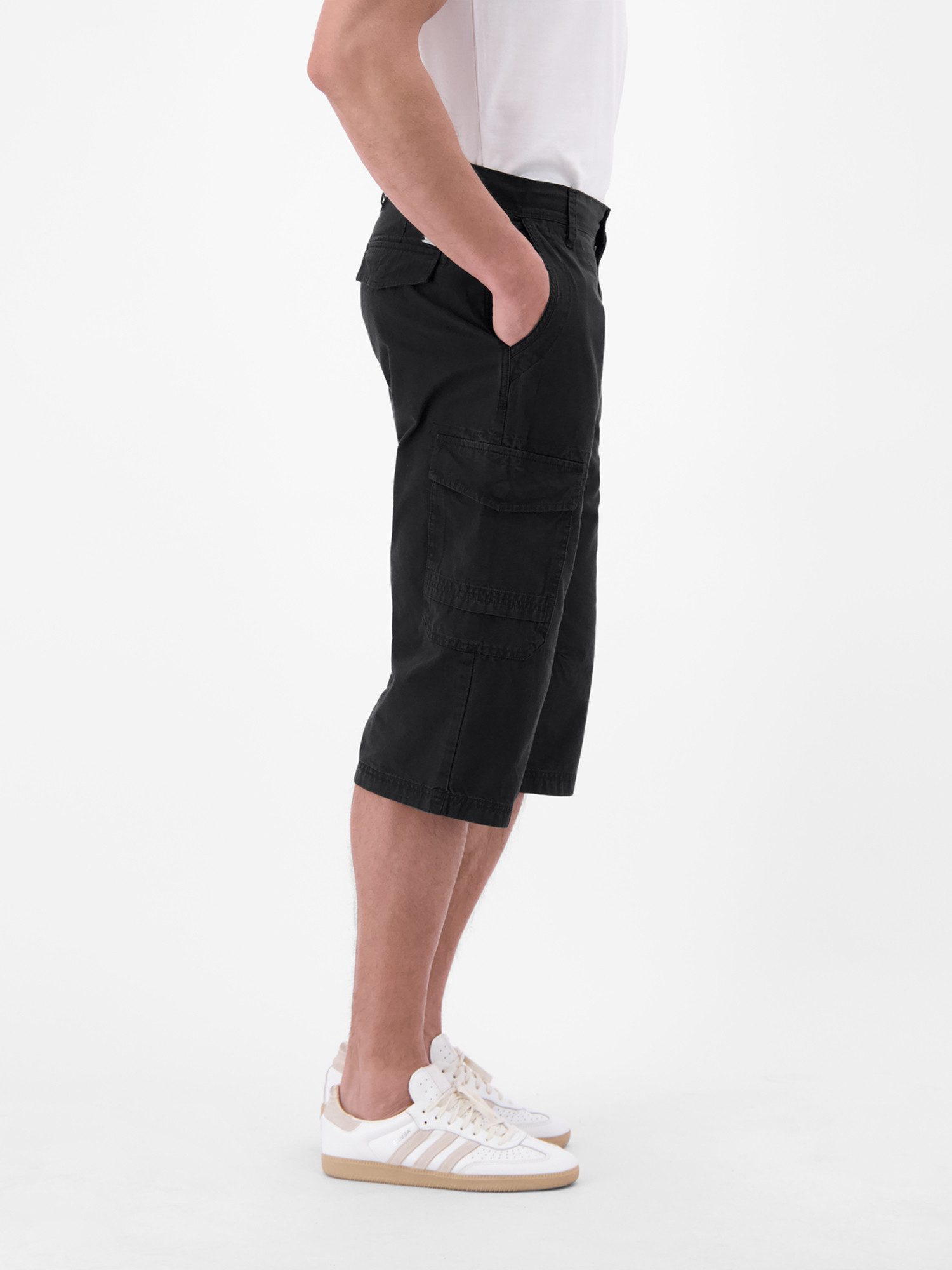 LERROS Cargoshorts Bermuda mit Cargotaschen, lang geschnitten