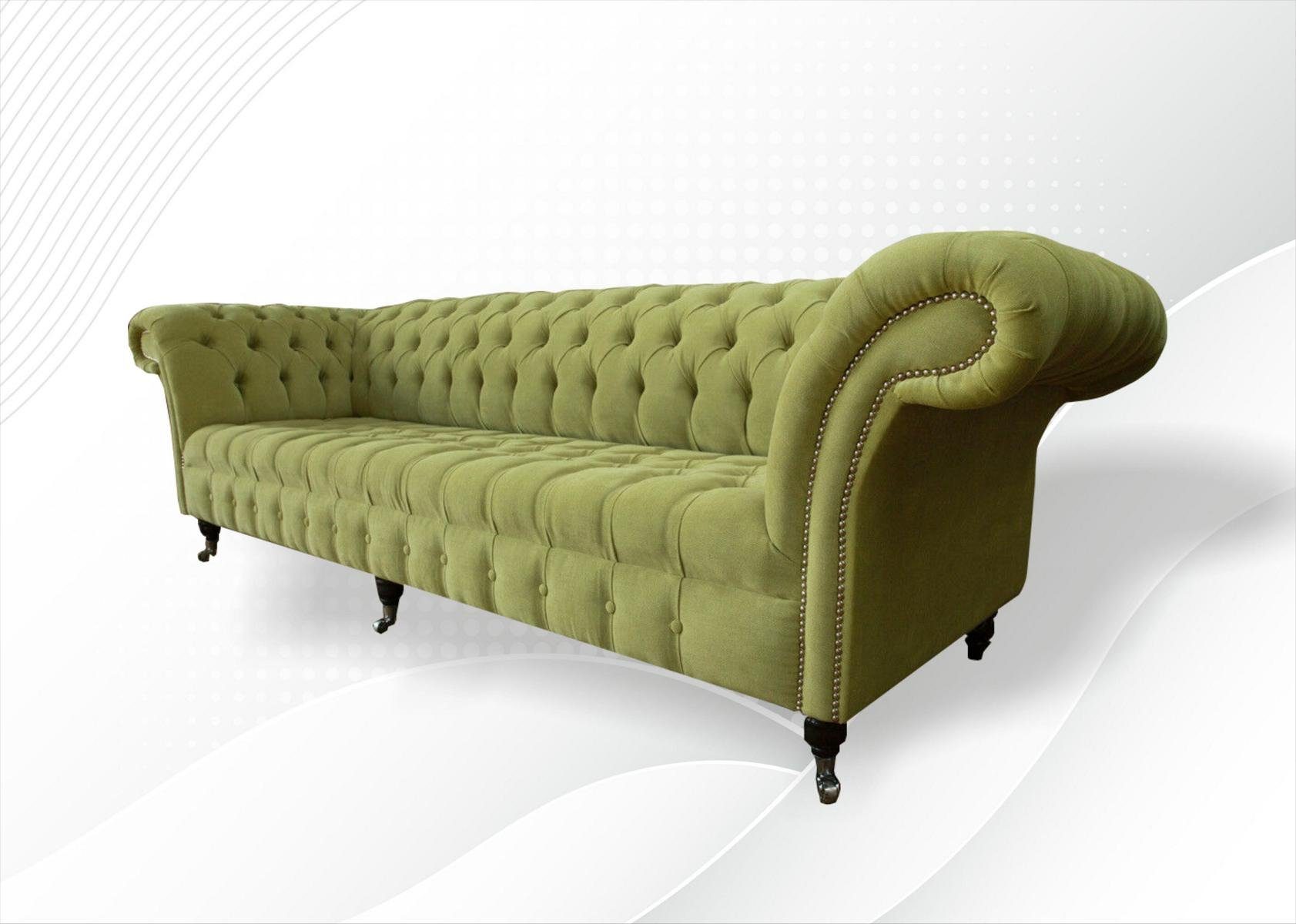 4 Sitzer Chesterfield-Sofa, Sofa Design cm Couch 265 JVmoebel Sofa Chesterfield