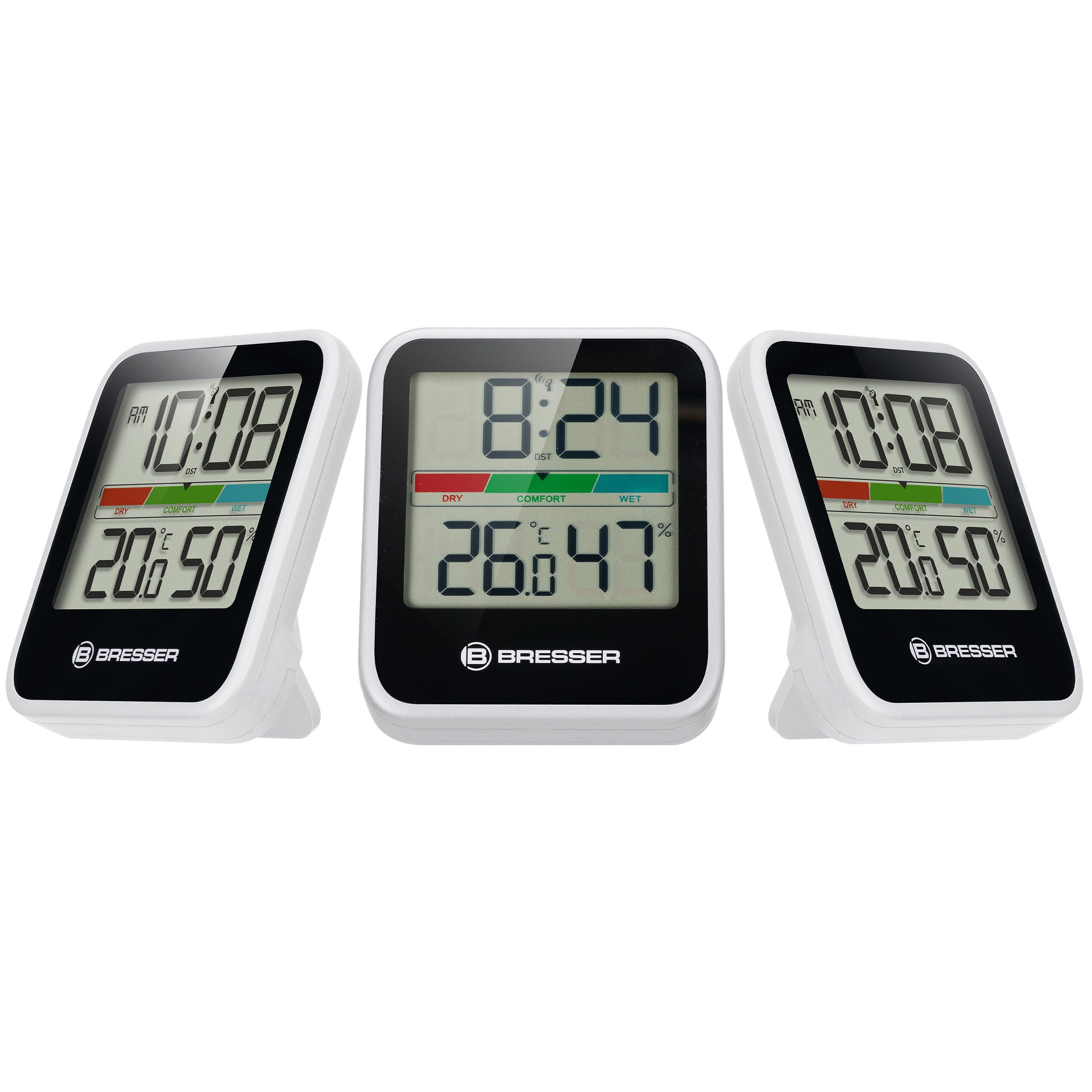 Hygrometer Climate Monitor Thermo- / Hygrometer DCF 3er Set