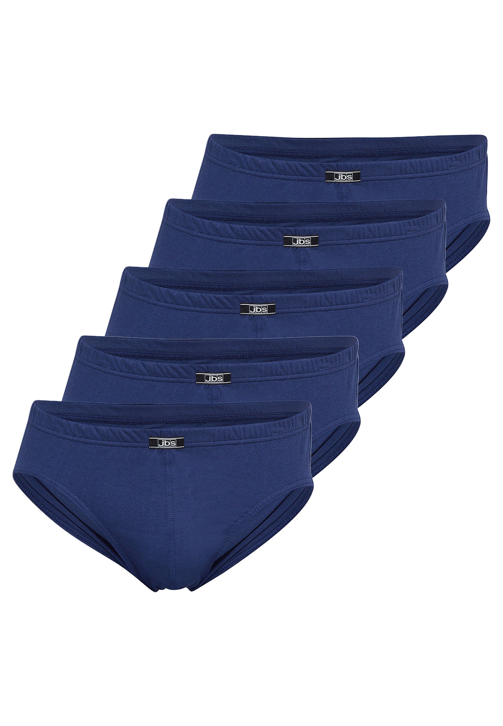 jbs Slip 5er Pack Organic Cotton (Spar-Set, 5-St) Mini Slip / Unterhose - Baumwolle - Ohne Eingriff - Atmungsaktiv Marine