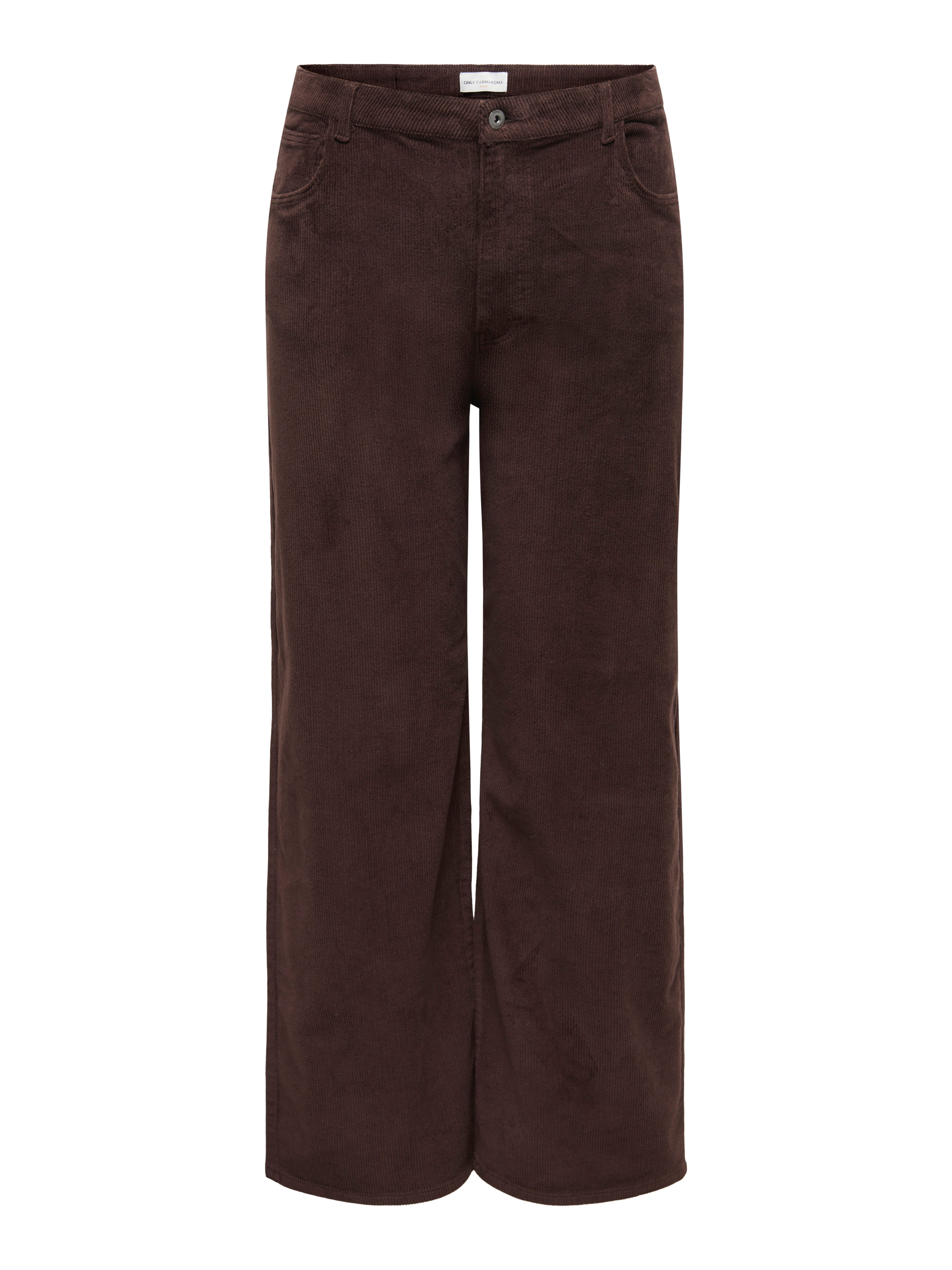 ONLY CARMAKOMA Cordhose CARHOPE GLOBAL EX HW WIDE CORD PNT NOOS Baumwollmischung, High Waist