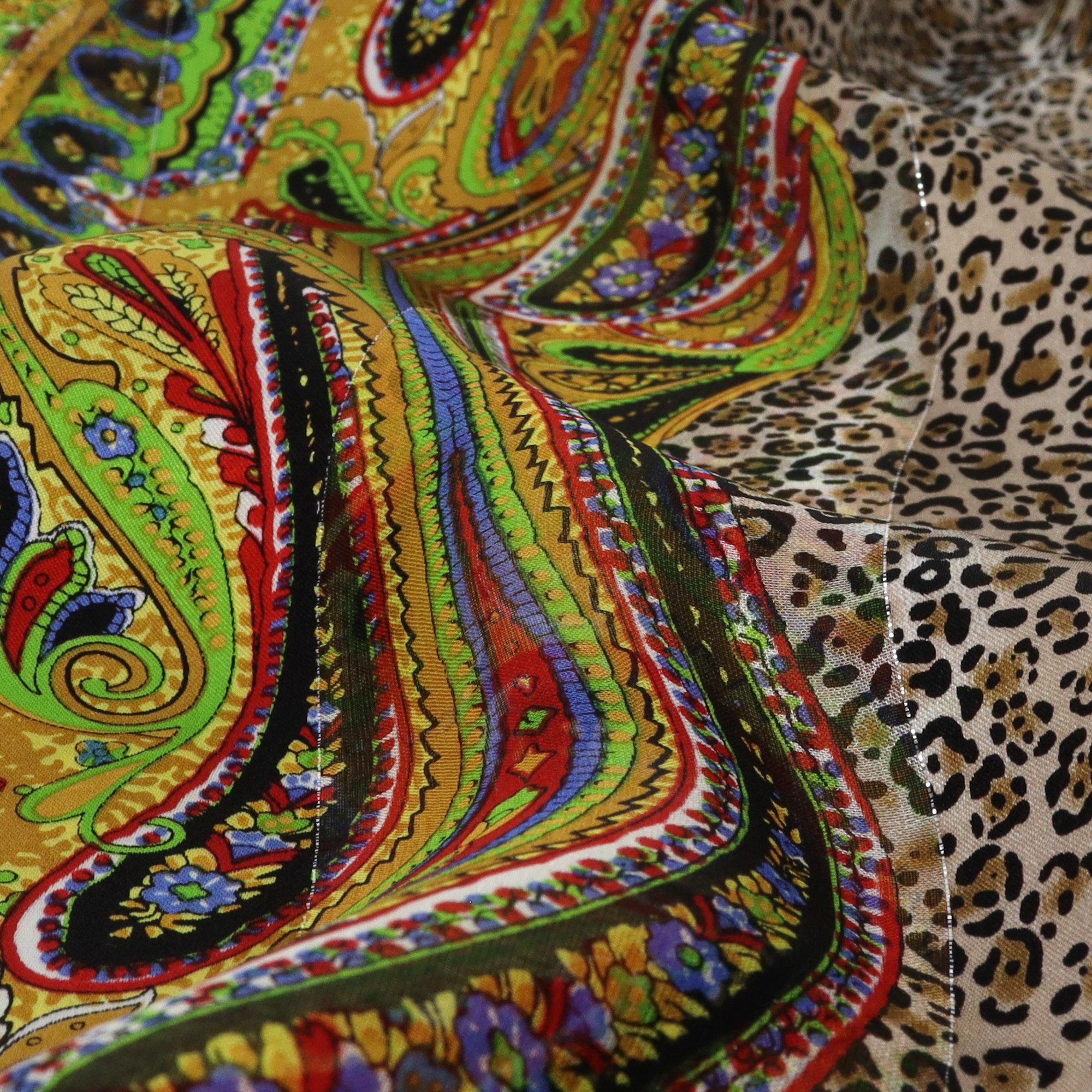 ZEBRO Modetuch Seiden Schal Erna