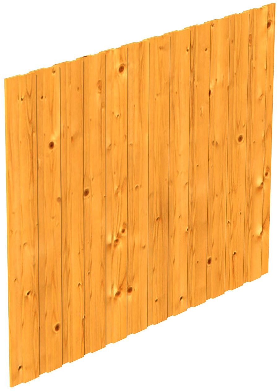 Skanholz Carport-Seitenwand, BxH:230x180 cm, aus Deckelschalung 20x120mm