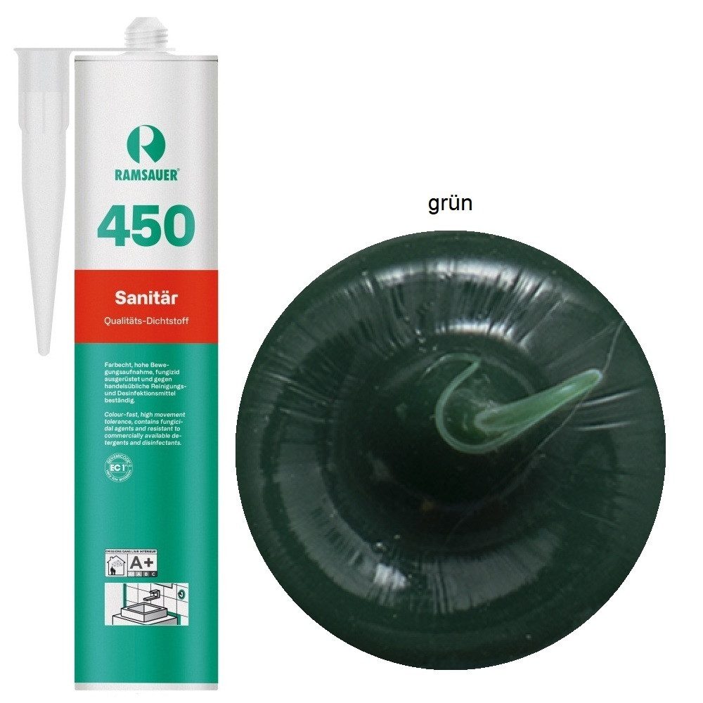 Ramsauer Dichtstoff Ramsauer 450 Sanitär Silikon Dichtstoff 310ml Kartusche günstig online kaufen