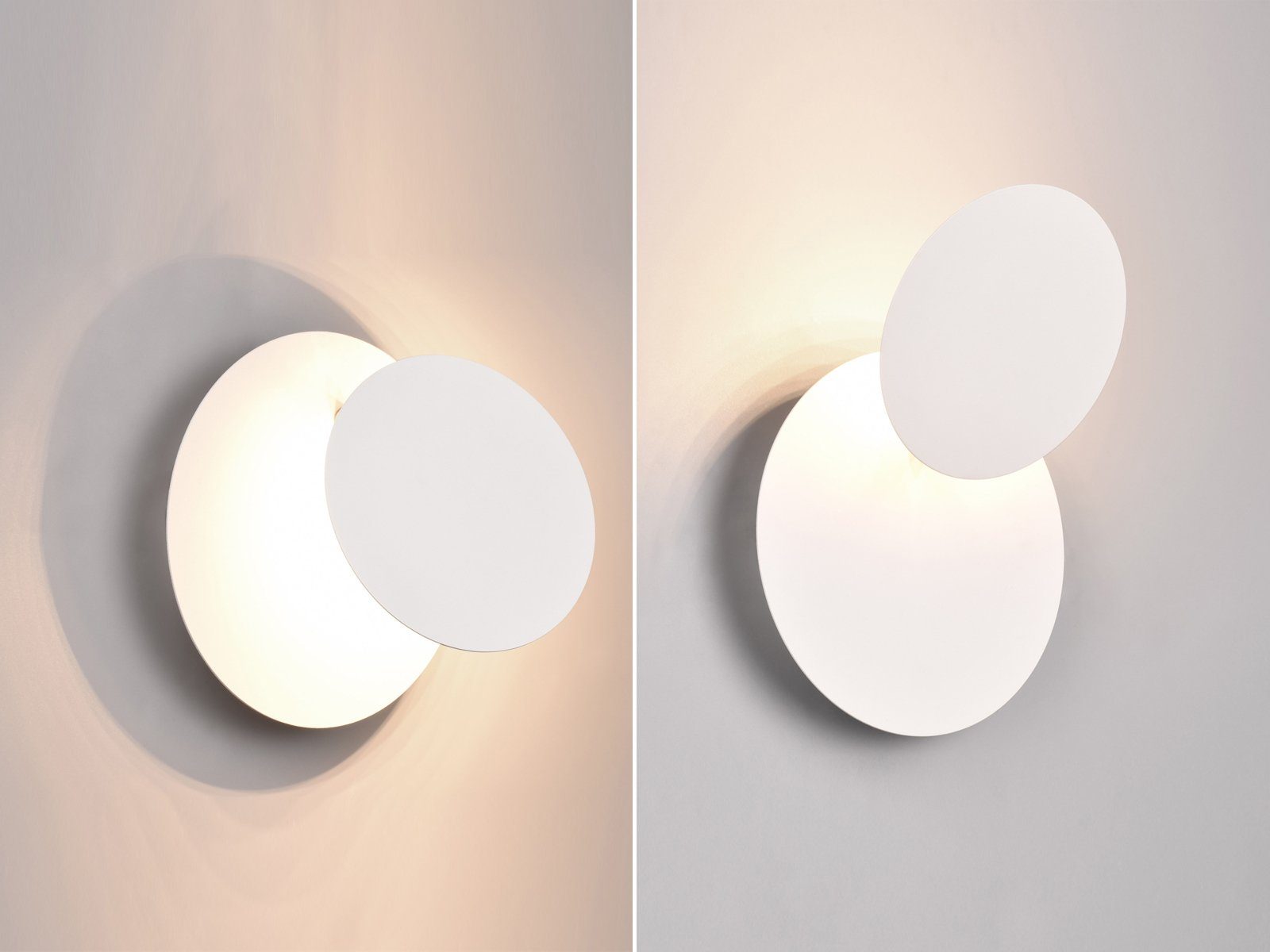 TRIO Leuchten LED Wandleuchte, LED fest integriert, warmweiß, 2er SET ausge günstig online kaufen