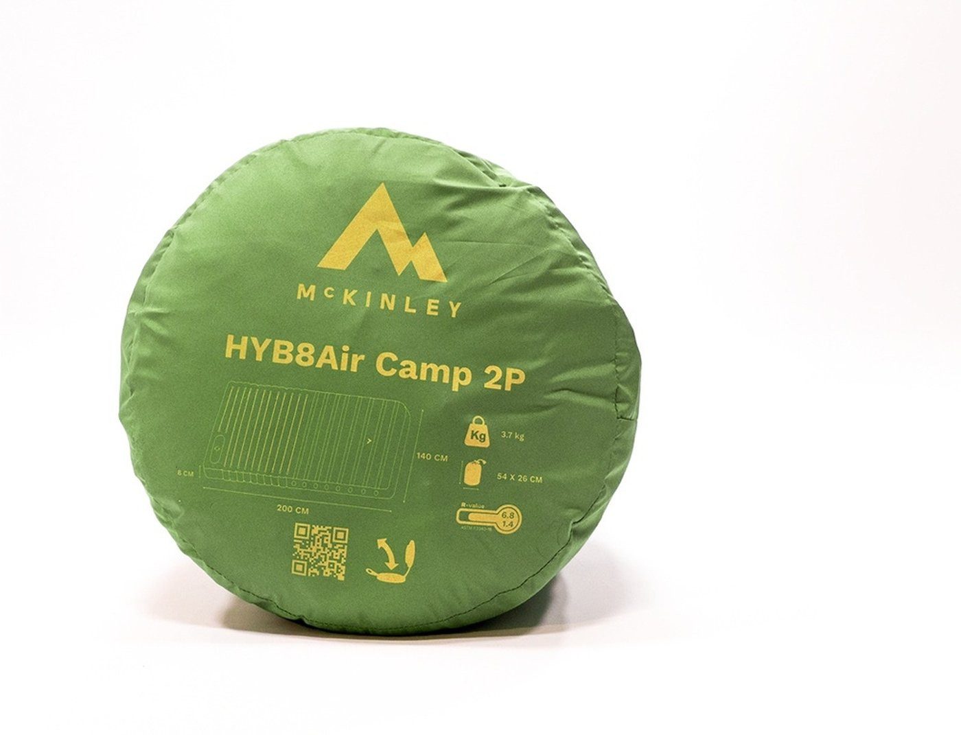 McKINLEY Isomatte Thermomatte HY8Air Camp 1P GREEN DARK/GREY DARK