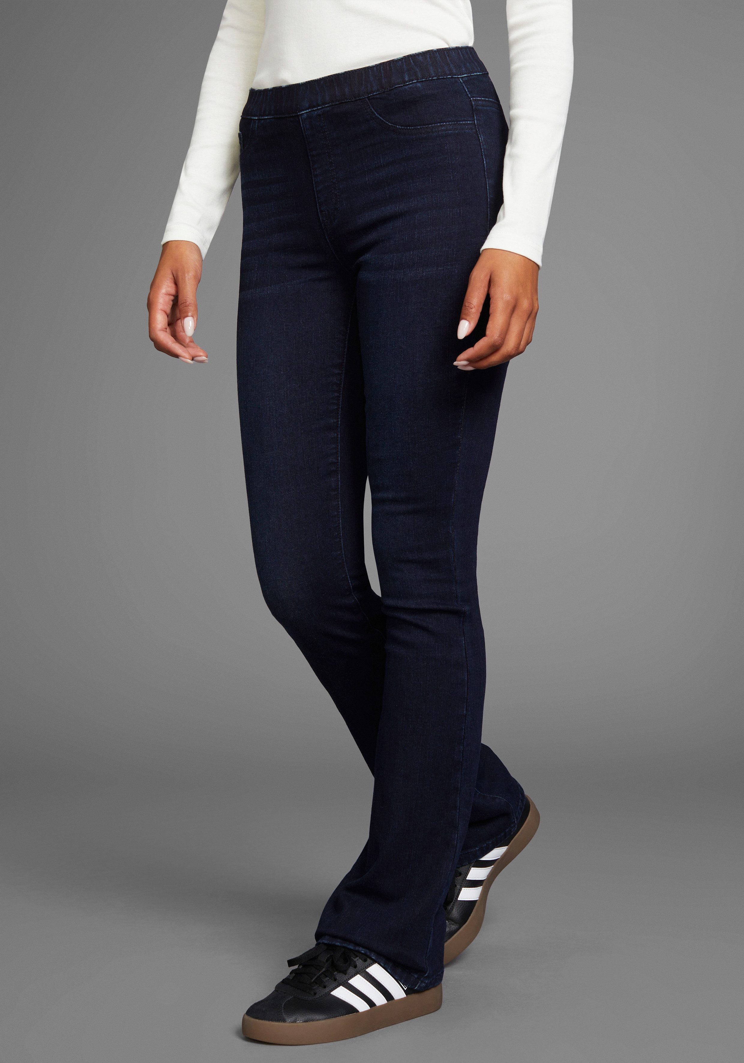 Arizona Jeansjeggings Bootcut mit leichtem Thermo günstig online kaufen