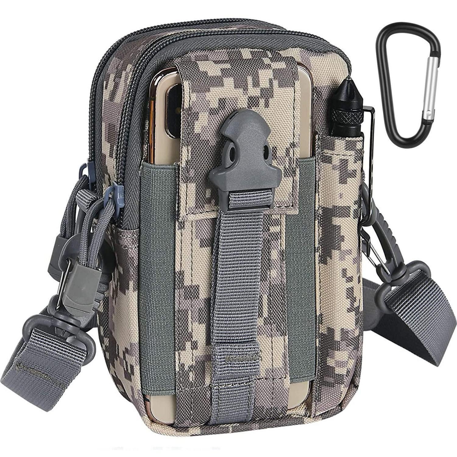 Gürteltasche Hüfttasche Taktisch Bauchtasche Camping #9 Tarnung mit Schultergurt